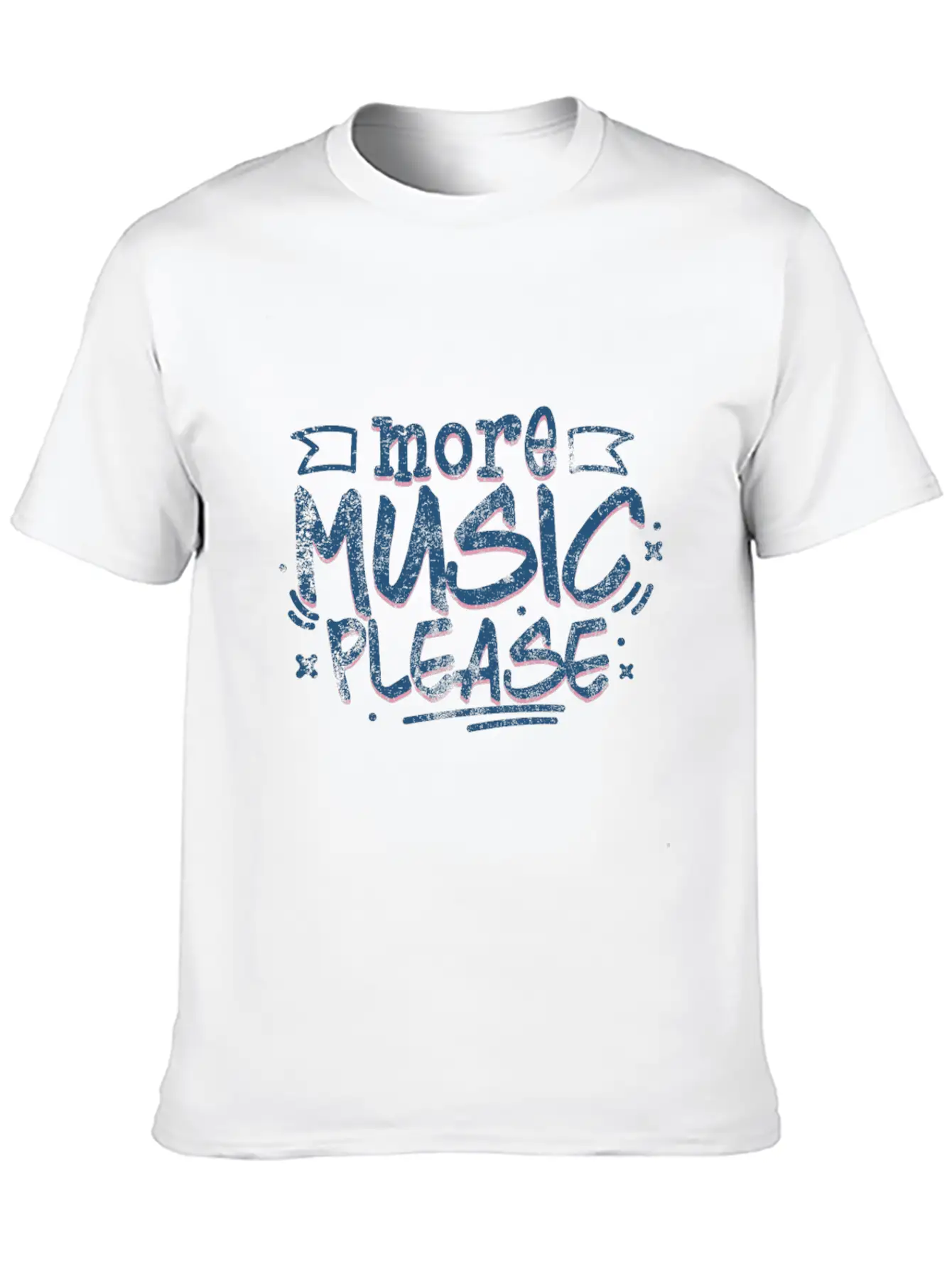More Music Please Basic Graphic T-Shirt – Daily Comfort In Soft Cotton