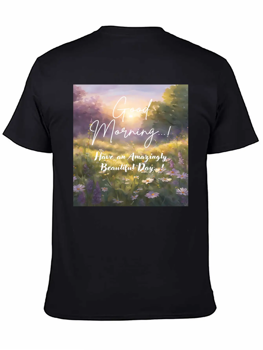 Morning Meadow Bliss Unisex Casual T-Shirt – Clean Design For Daily Comfort