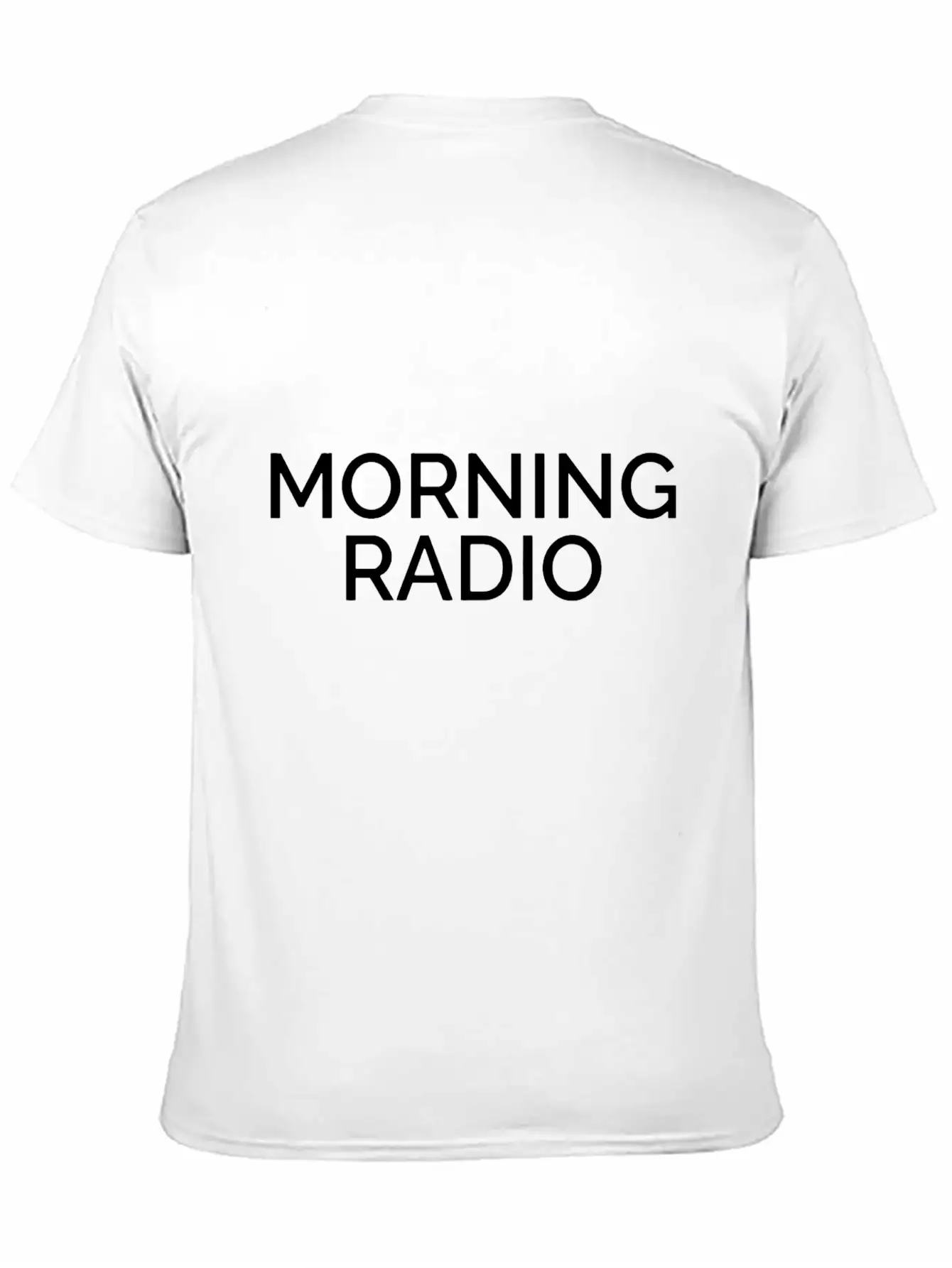 Morning Radio Breathable Graphic T-Shirt – Perfect For Casual Days