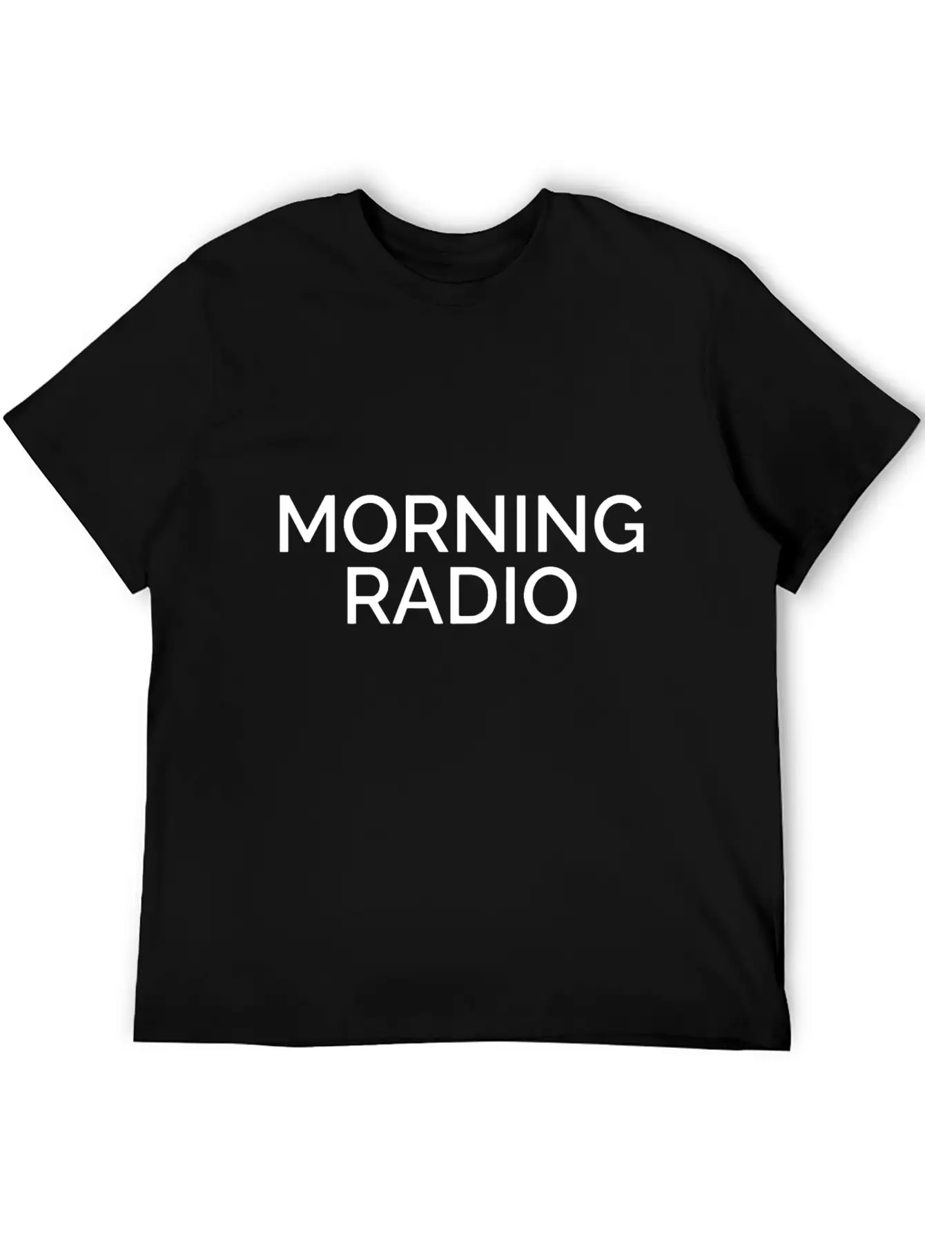 Morning Radio Breathable Graphic T-Shirt – Perfect For Casual Days
