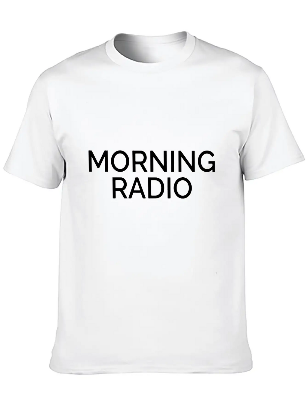 Morning Radio Breathable Graphic T-Shirt – Perfect For Casual Days