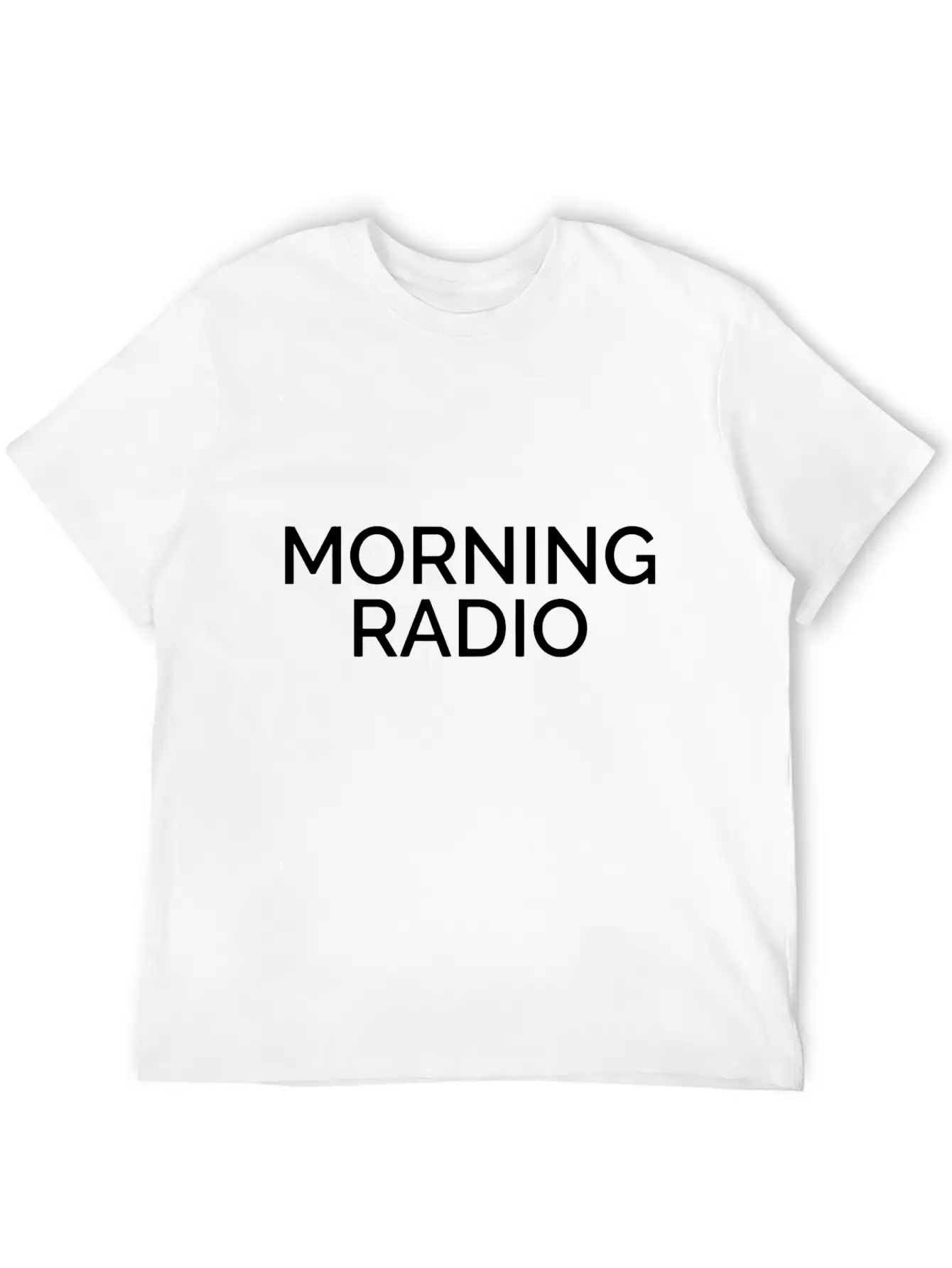 Morning Radio Breathable Graphic T-Shirt – Perfect For Casual Days