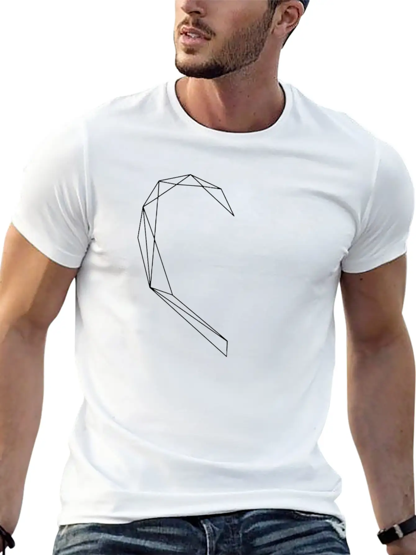 Mosaic - Abstract Basic Graphic T-Shirt – Daily Comfort In Soft Cotton