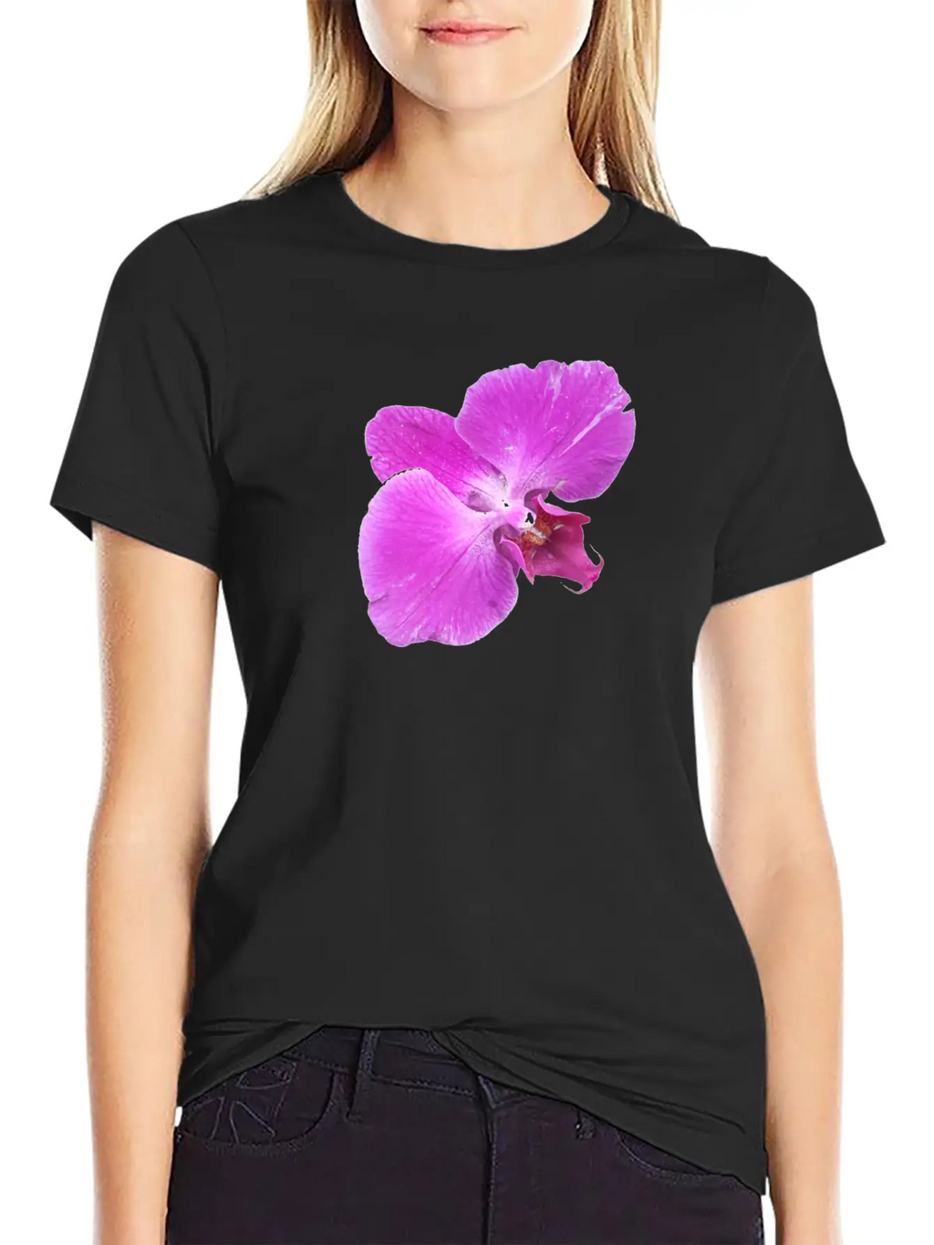 Moth Orchid Unisex Casual T-Shirt – Clean Design For Daily Comfort
