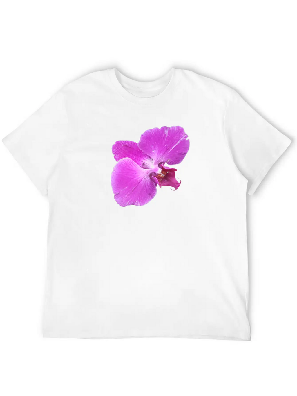 Moth Orchid Unisex Casual T-Shirt – Clean Design For Daily Comfort