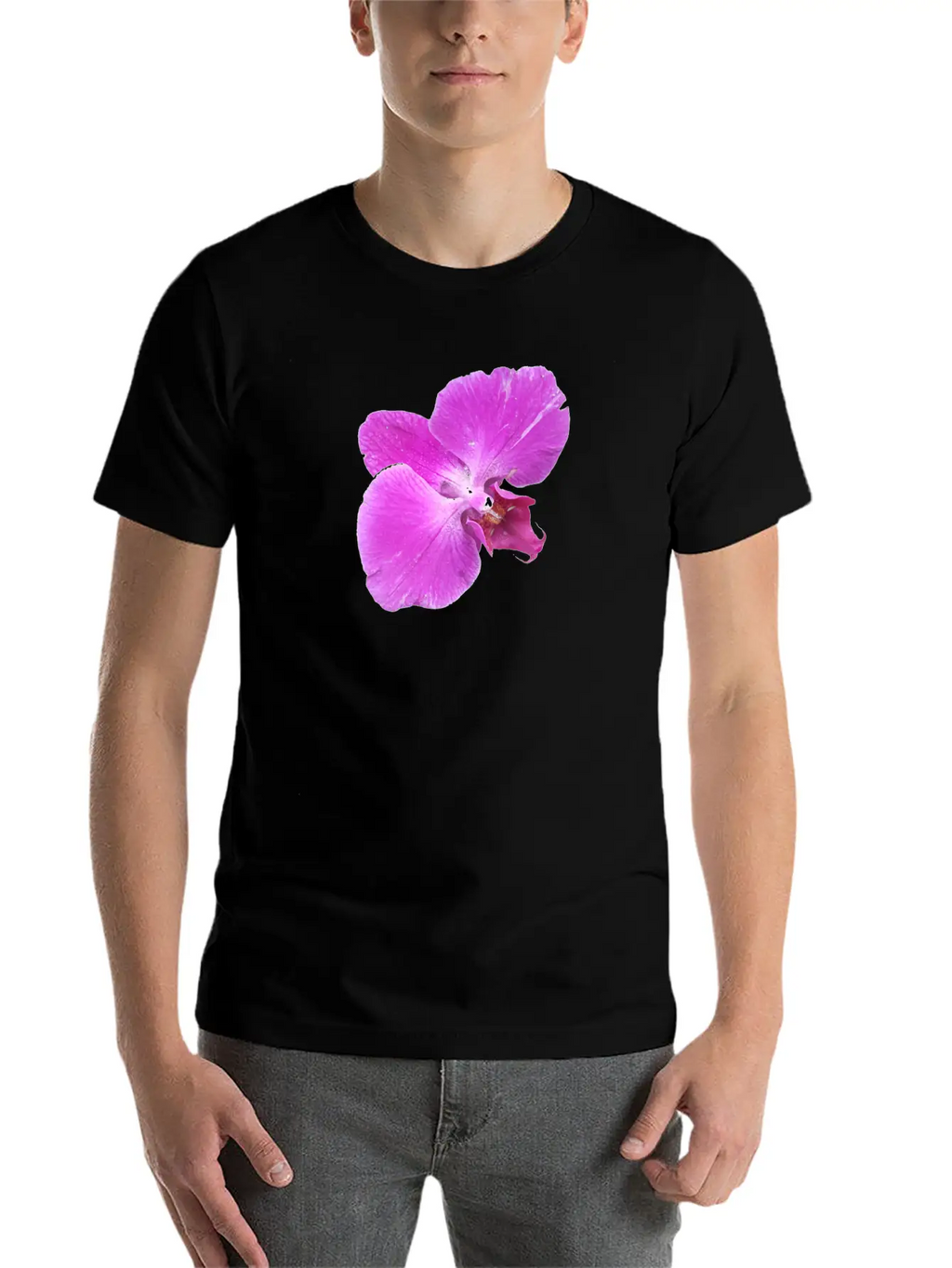 Moth Orchid Unisex Casual T-Shirt – Clean Design For Daily Comfort