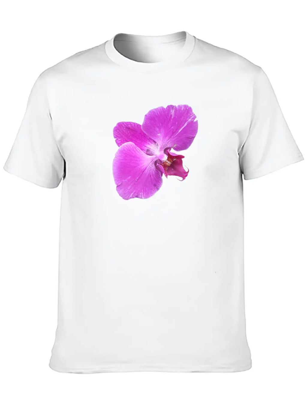 Moth Orchid Unisex Casual T-Shirt – Clean Design For Daily Comfort