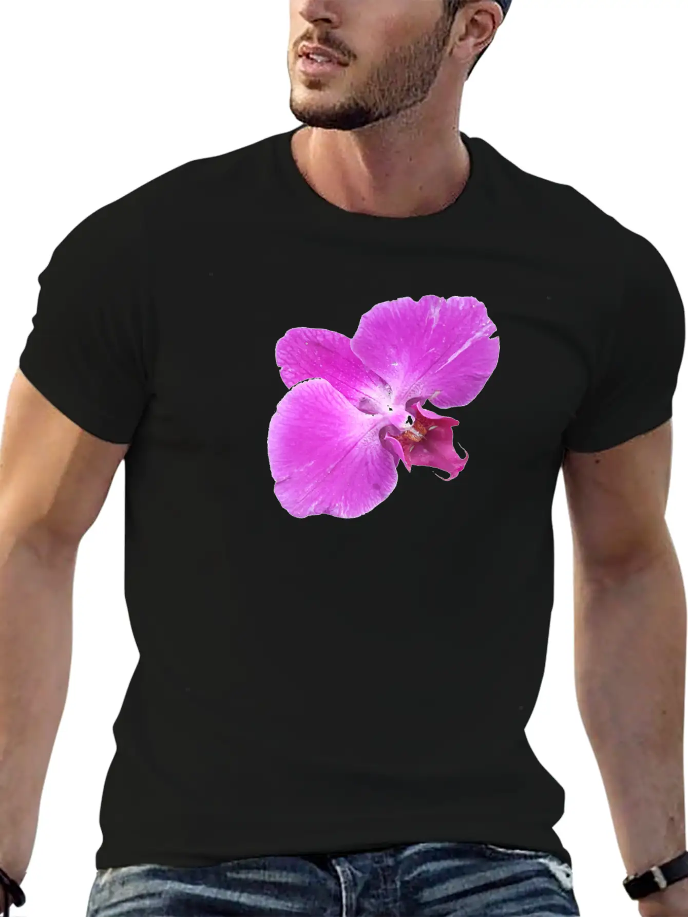 Moth Orchid Unisex Casual T-Shirt – Clean Design For Daily Comfort