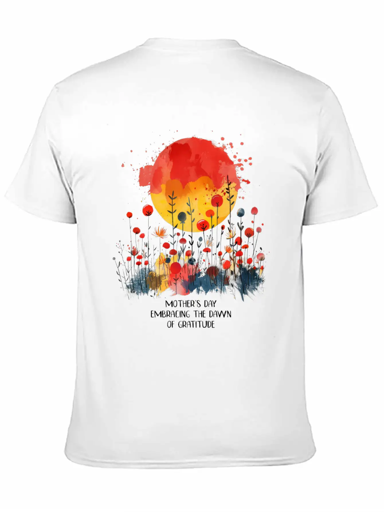 Mother S Day Embracing The Dawn Of Gratitude Essential Cotton Tee For Daily Outfits – Unisex Style