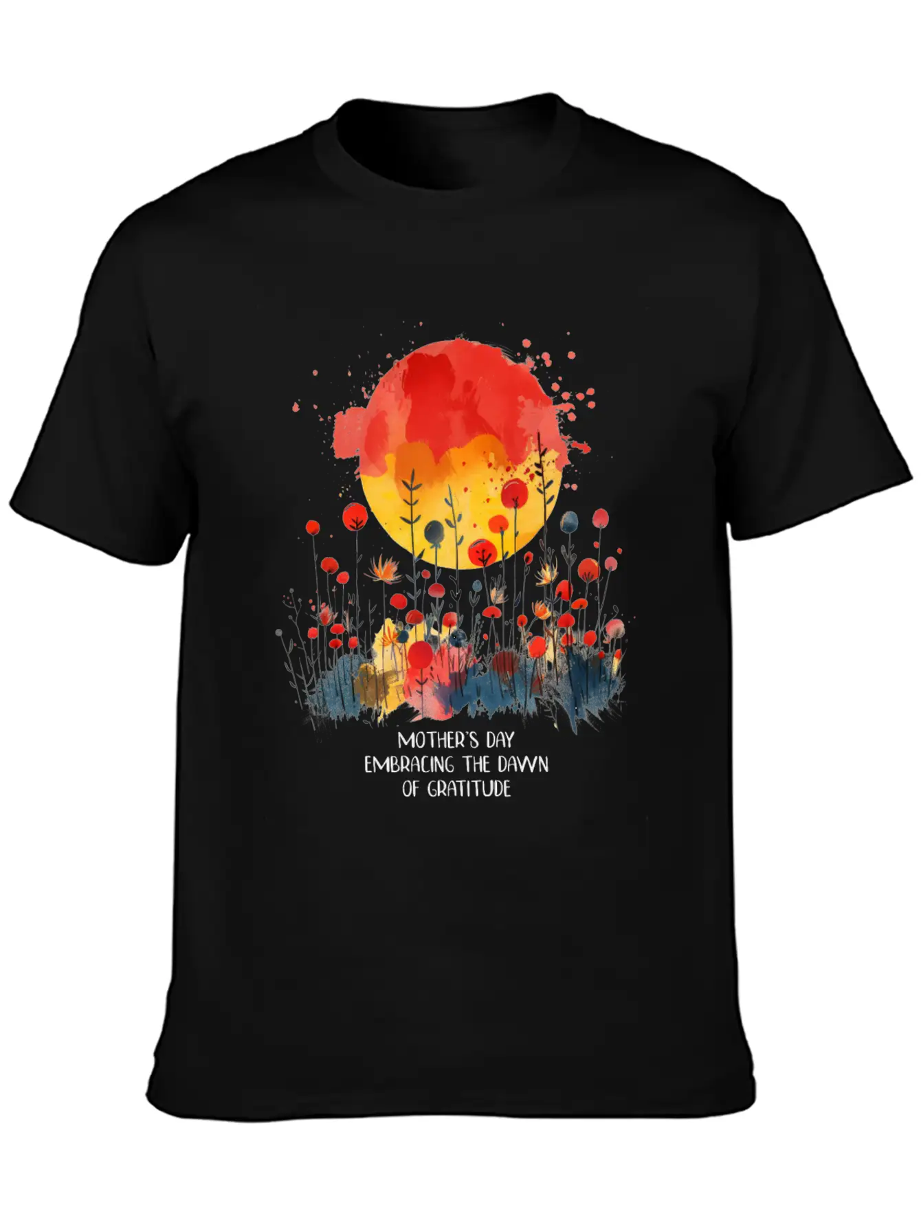 Mother S Day Embracing The Dawn Of Gratitude Essential Cotton Tee For Daily Outfits – Unisex Style