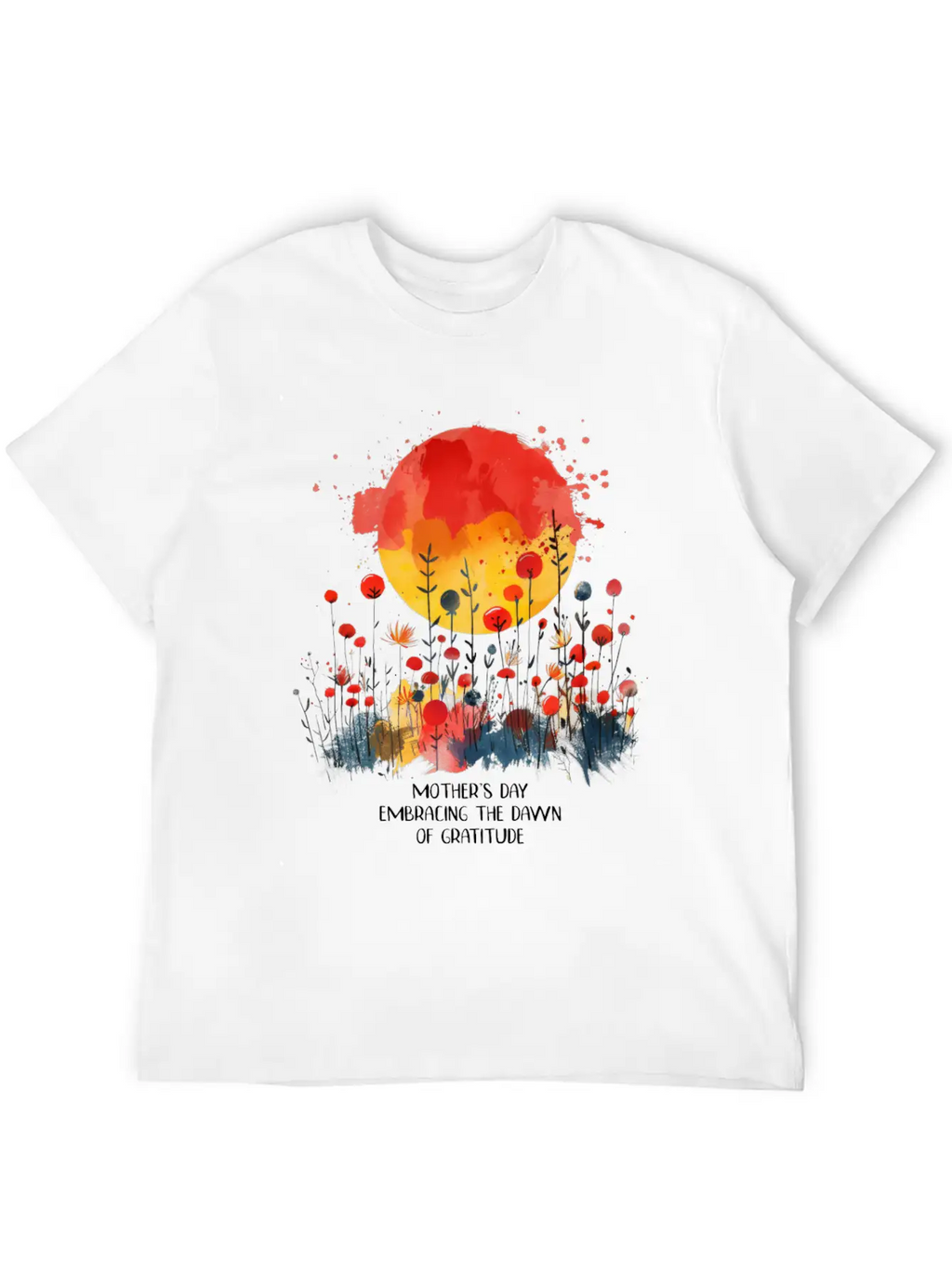 Mother S Day Embracing The Dawn Of Gratitude Essential Cotton Tee For Daily Outfits – Unisex Style