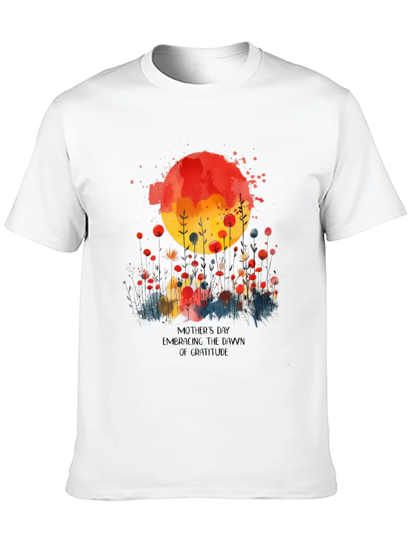Mother S Day Embracing The Dawn Of Gratitude Essential Cotton Tee For Daily Outfits – Unisex Style