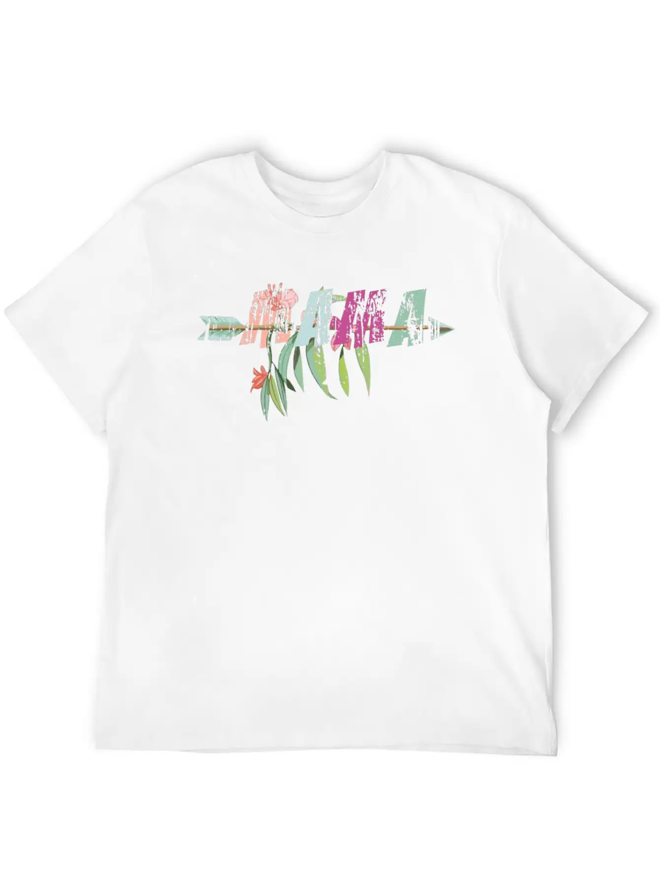 Mother's Day Mama Bohemian Style Flower Arrow Timeless Short Sleeve Tee – Comfy And Minimalist Design