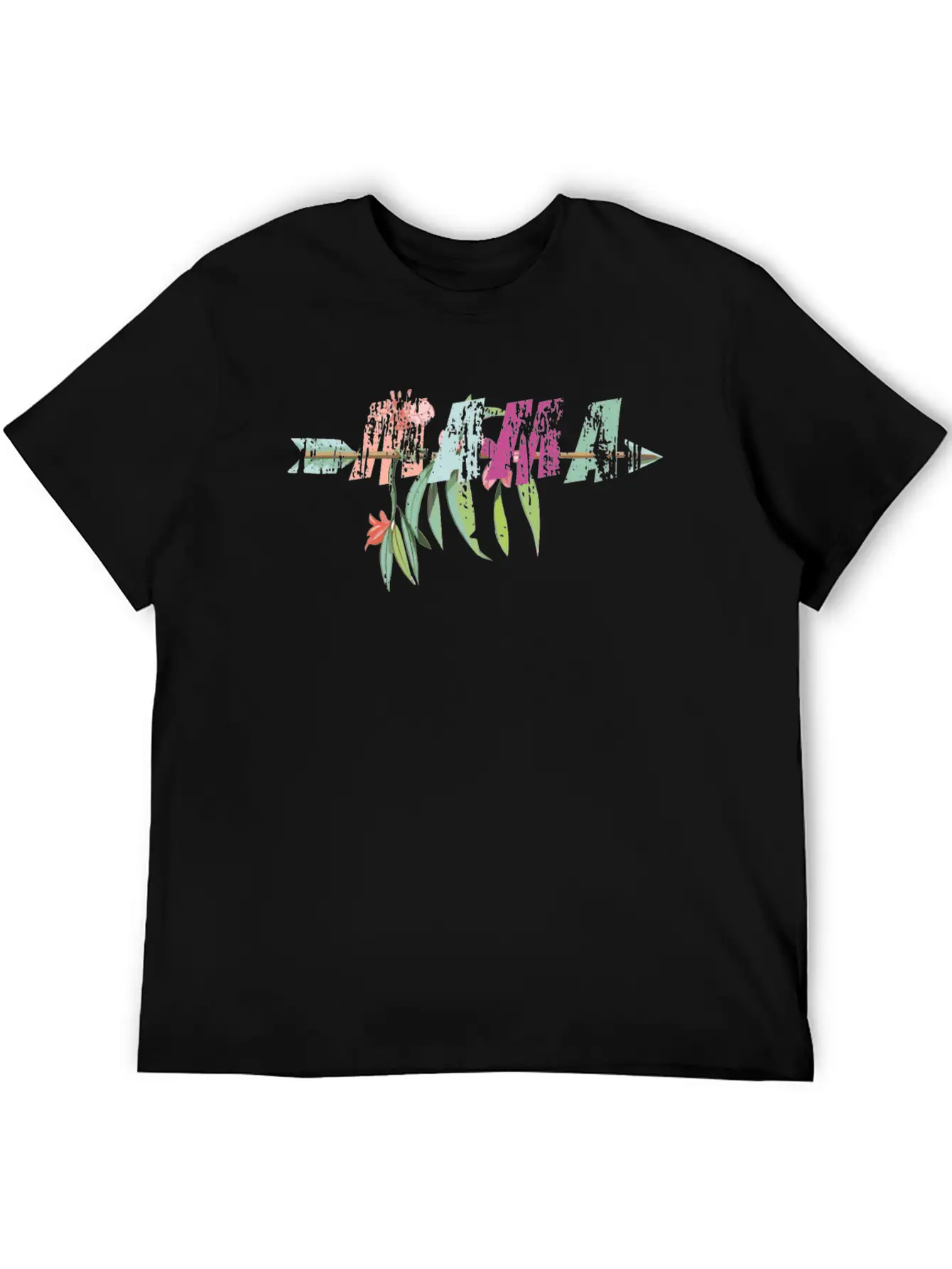 Mother's Day Mama Bohemian Style Flower Arrow Timeless Short Sleeve Tee – Comfy And Minimalist Design