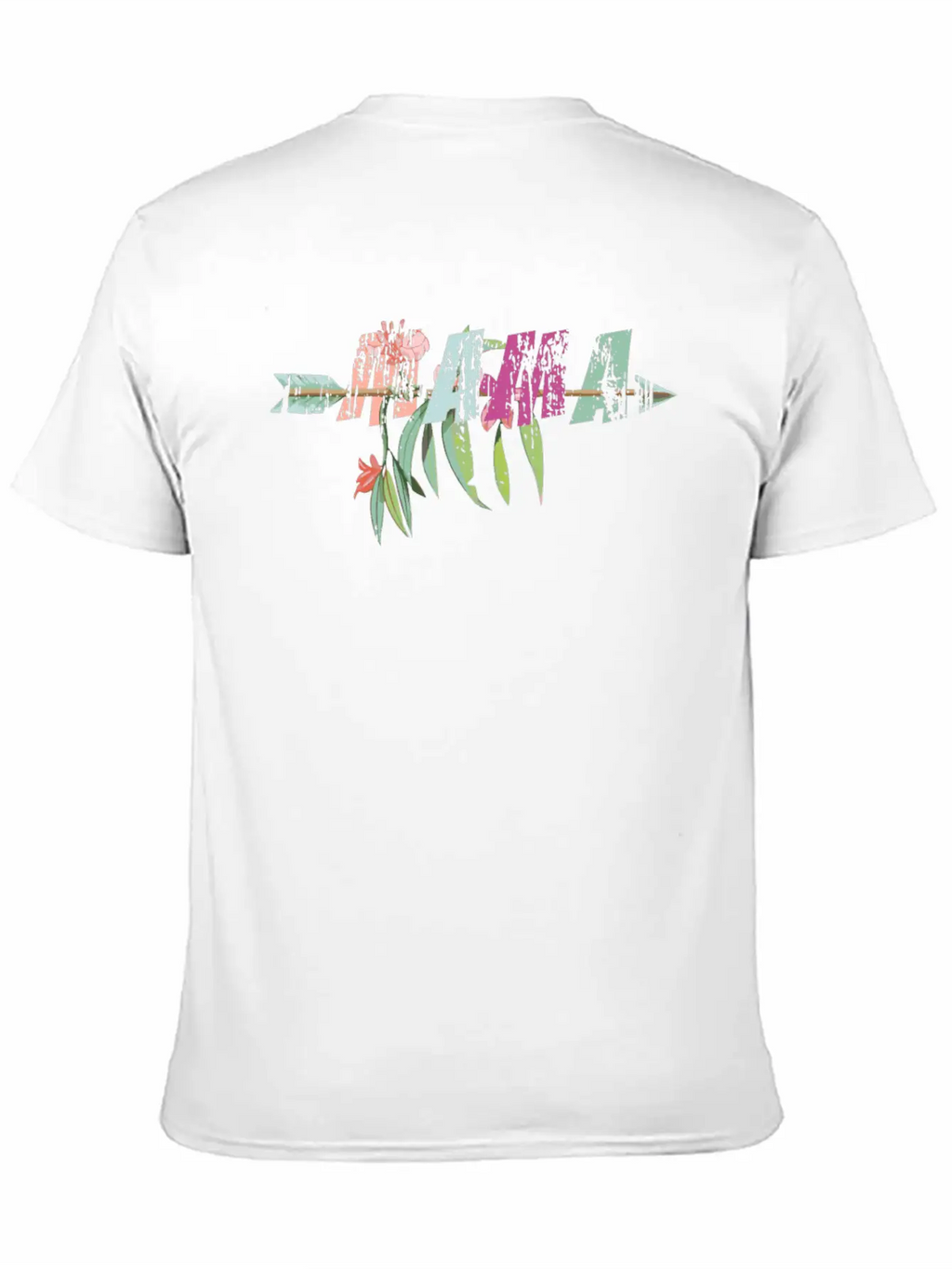Mother's Day Mama Bohemian Style Flower Arrow Timeless Short Sleeve Tee – Comfy And Minimalist Design
