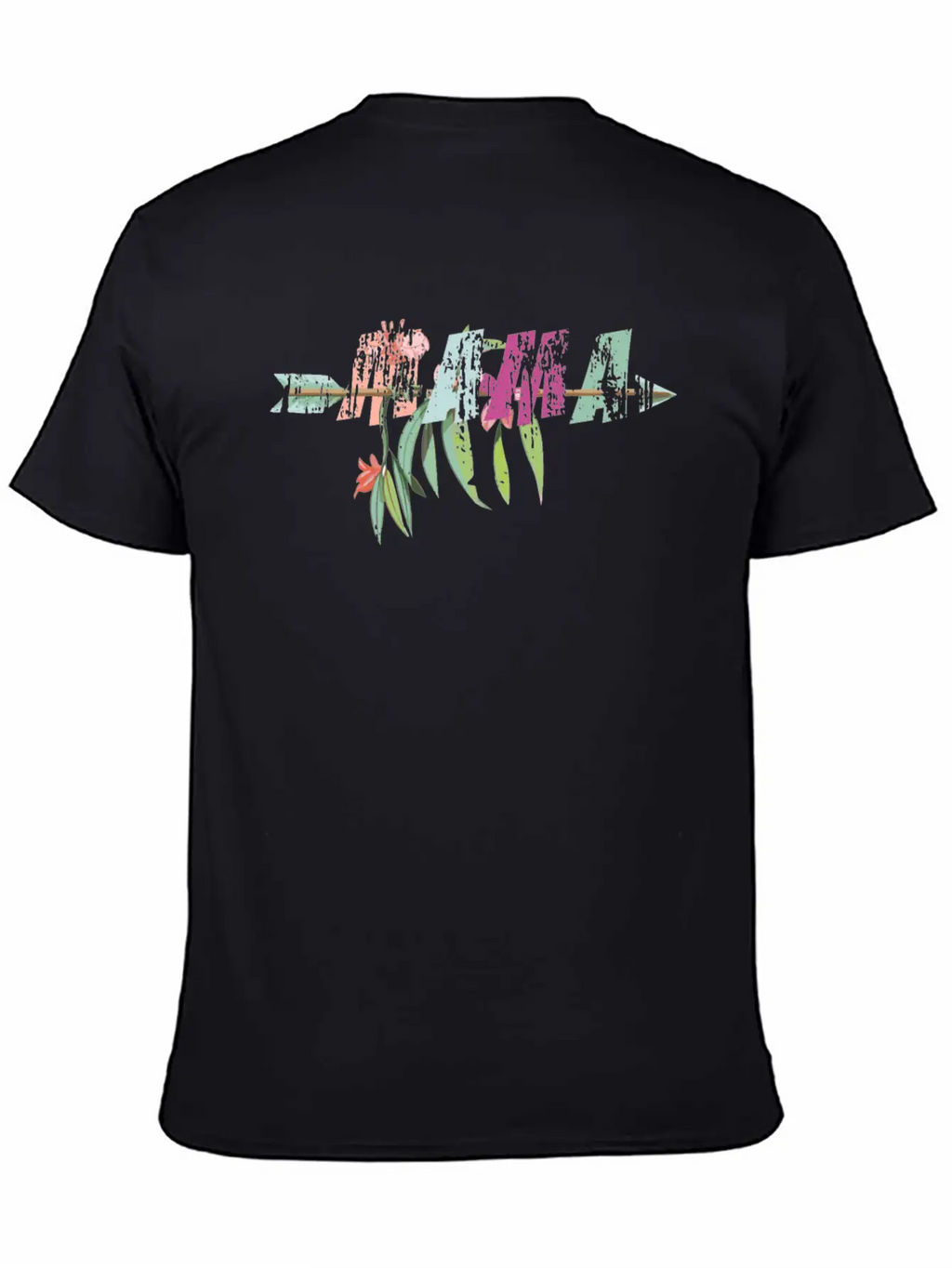 Mother's Day Mama Bohemian Style Flower Arrow Timeless Short Sleeve Tee – Comfy And Minimalist Design