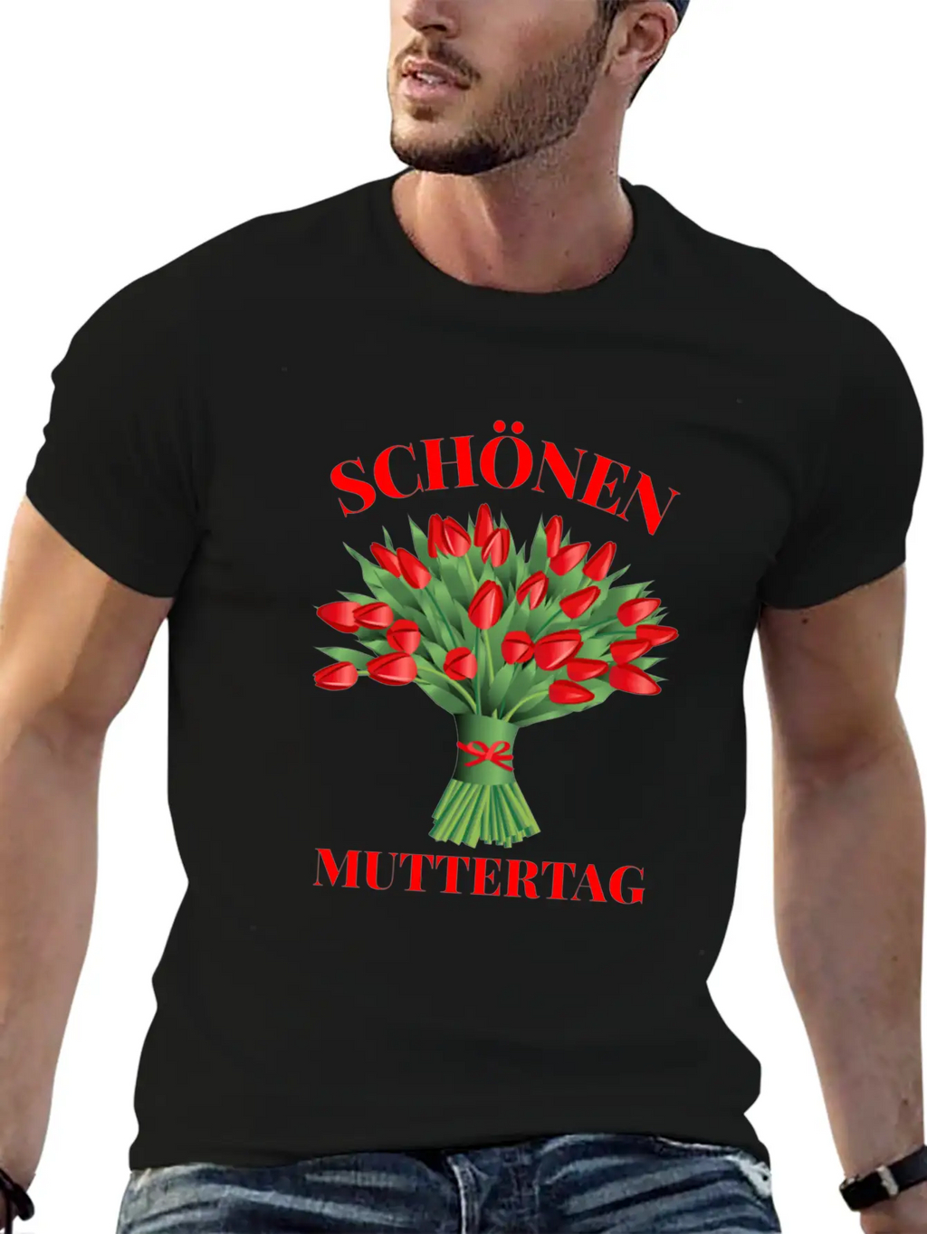 Mother's Day, Mother's Day, Mother's Day, Mother's Basic Graphic T-Shirt – Daily Comfort In Soft Cotton