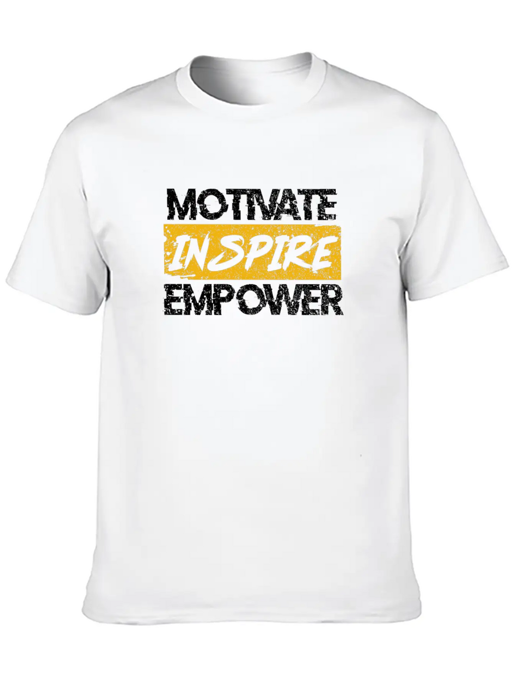 Motivate Inspire Empower Vintage Unisex Casual T-Shirt – Clean Design For Daily Comfort