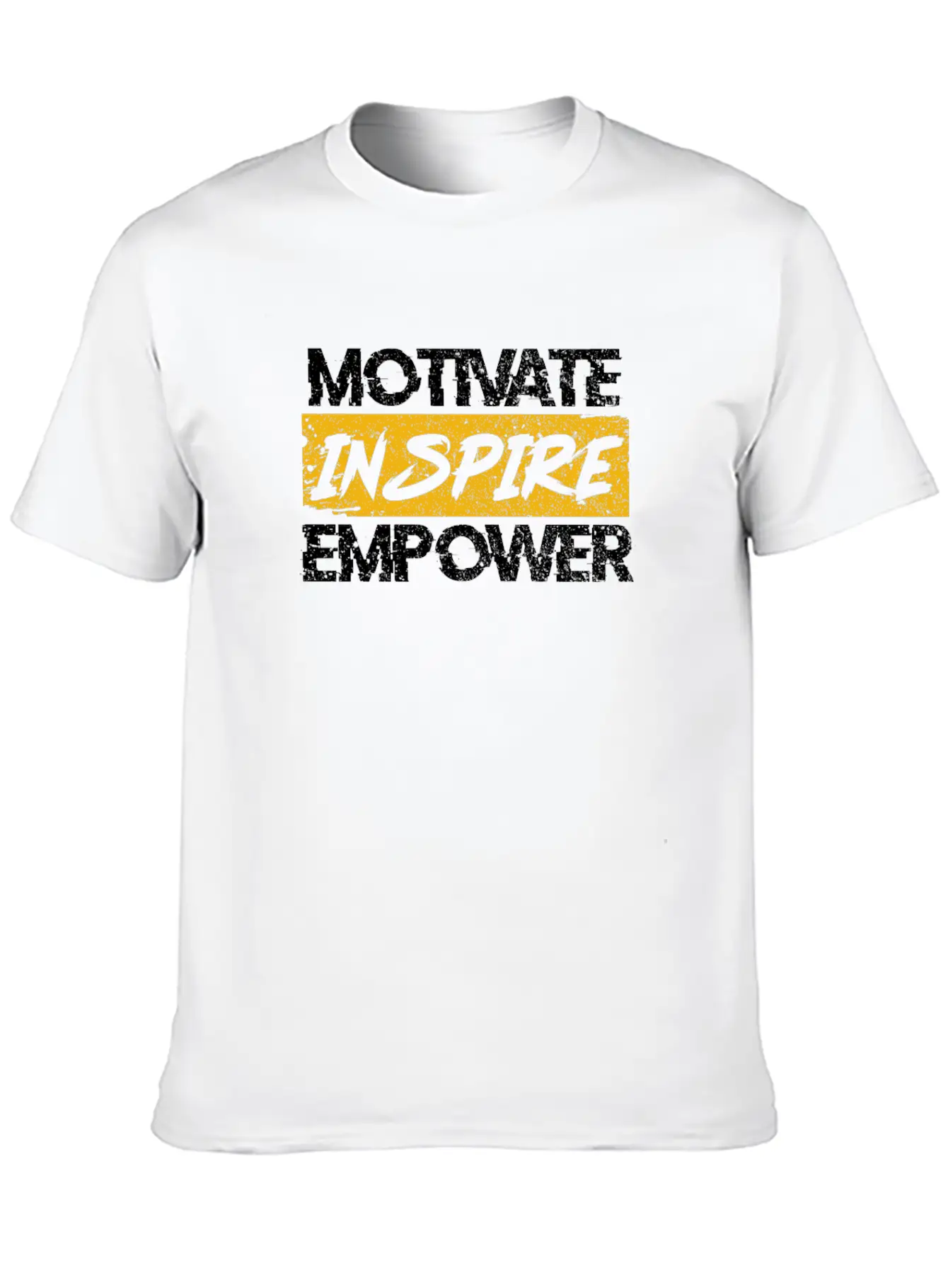 Motivate Inspire Empower Vintage Unisex Casual T-Shirt – Clean Design For Daily Comfort