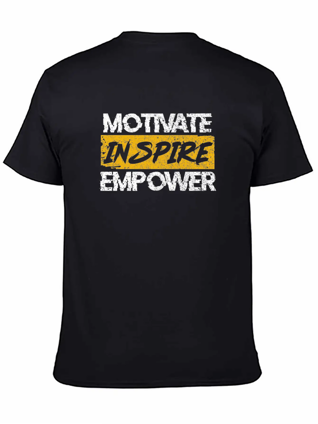 Motivate Inspire Empower Vintage Unisex Casual T-Shirt – Clean Design For Daily Comfort