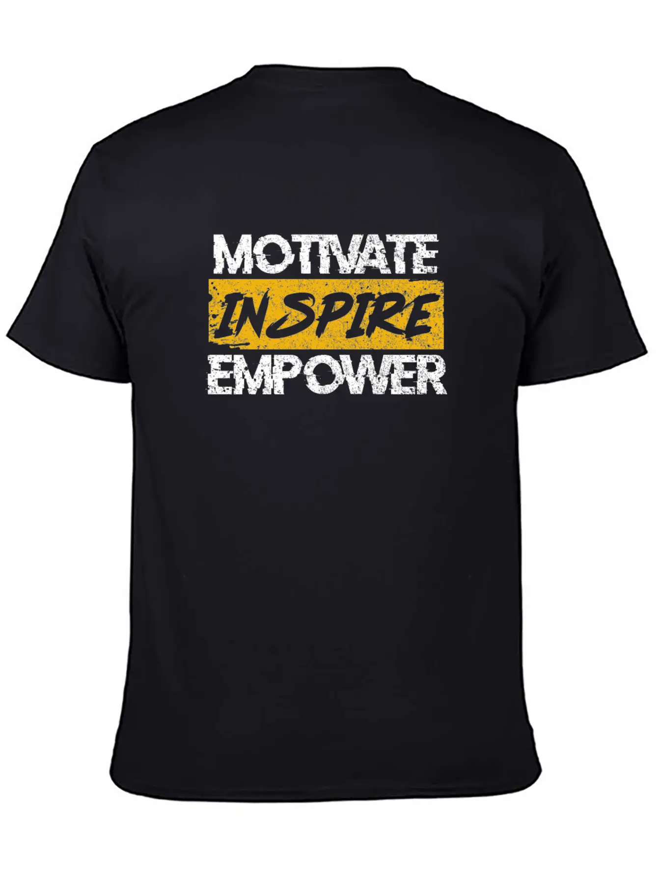 Motivate Inspire Empower Vintage Unisex Casual T-Shirt – Clean Design For Daily Comfort