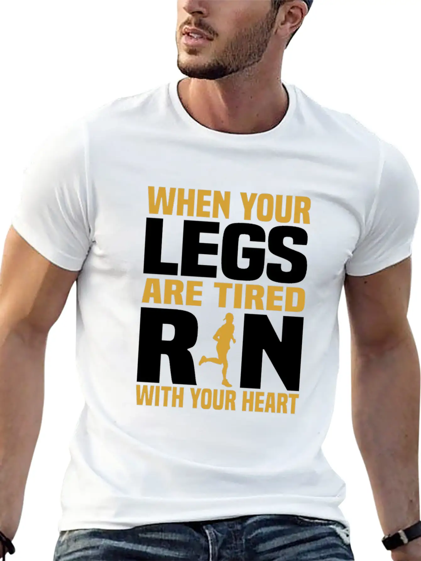 Motivational Sayings Breathable Soft Cotton T-Shirt – Timeless Casual Look