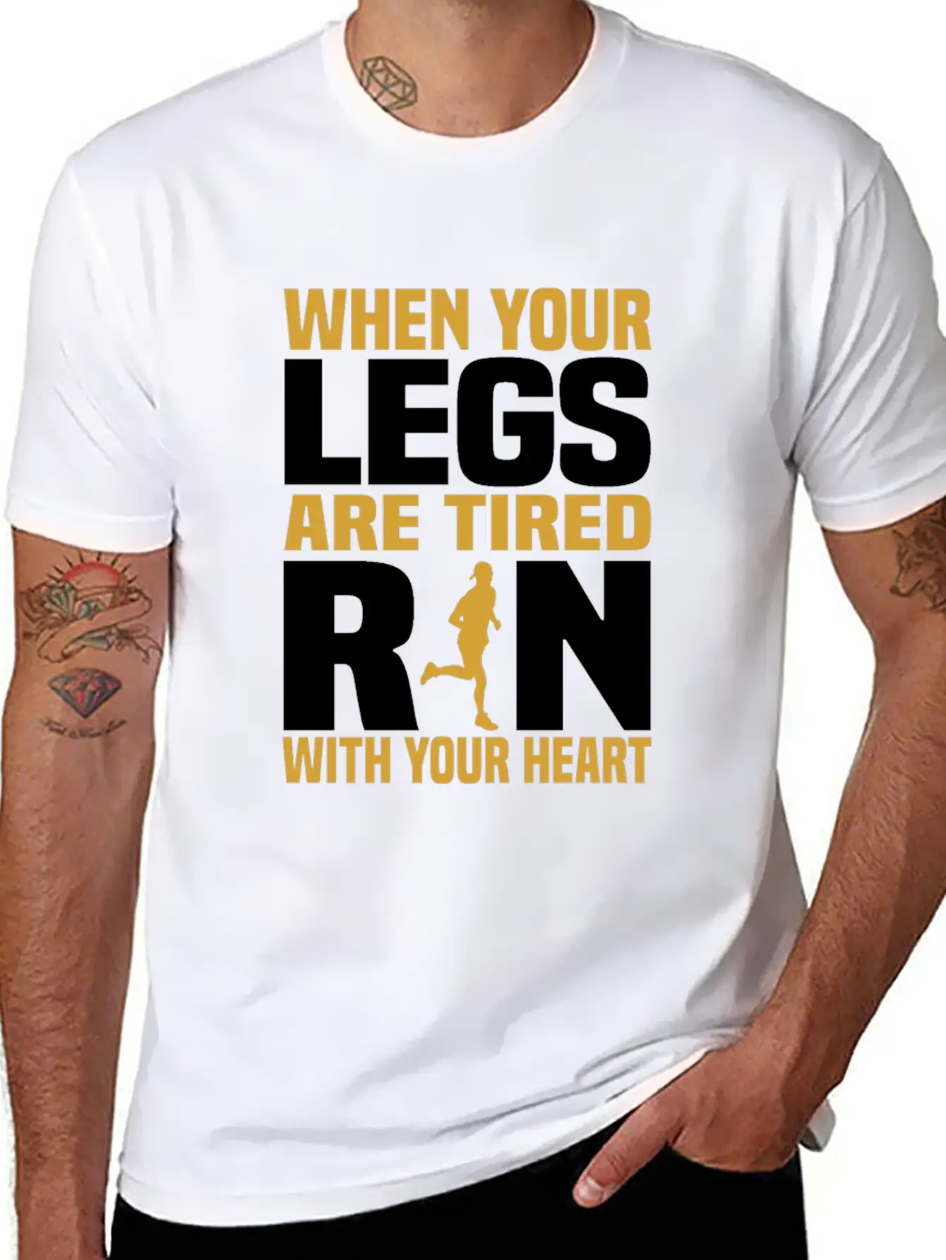 Motivational Sayings Breathable Soft Cotton T-Shirt – Timeless Casual Look