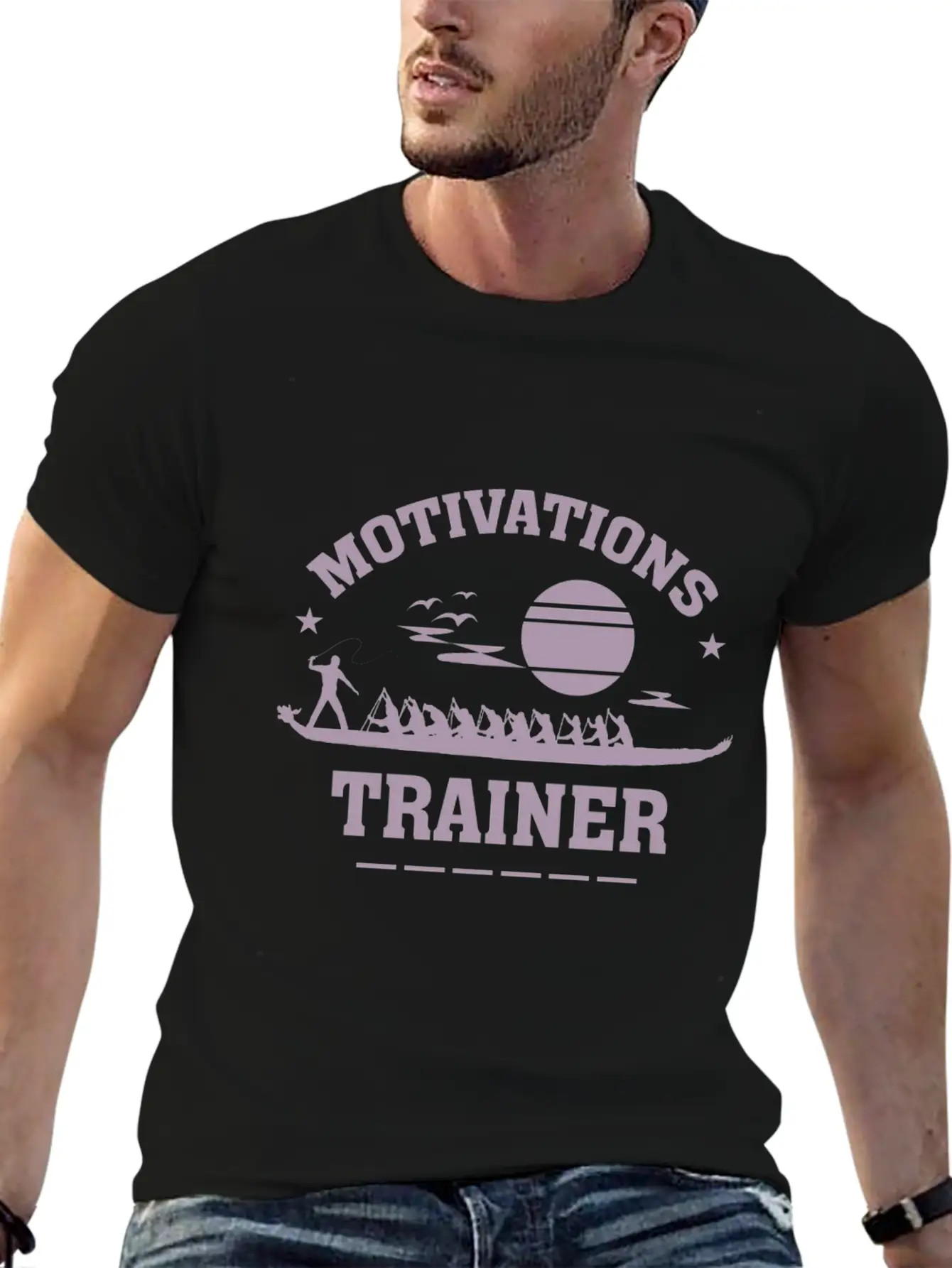 Motivational Speaker Viking Dragon Boat Classic Cotton Tee – Unisex Comfort For Any Season