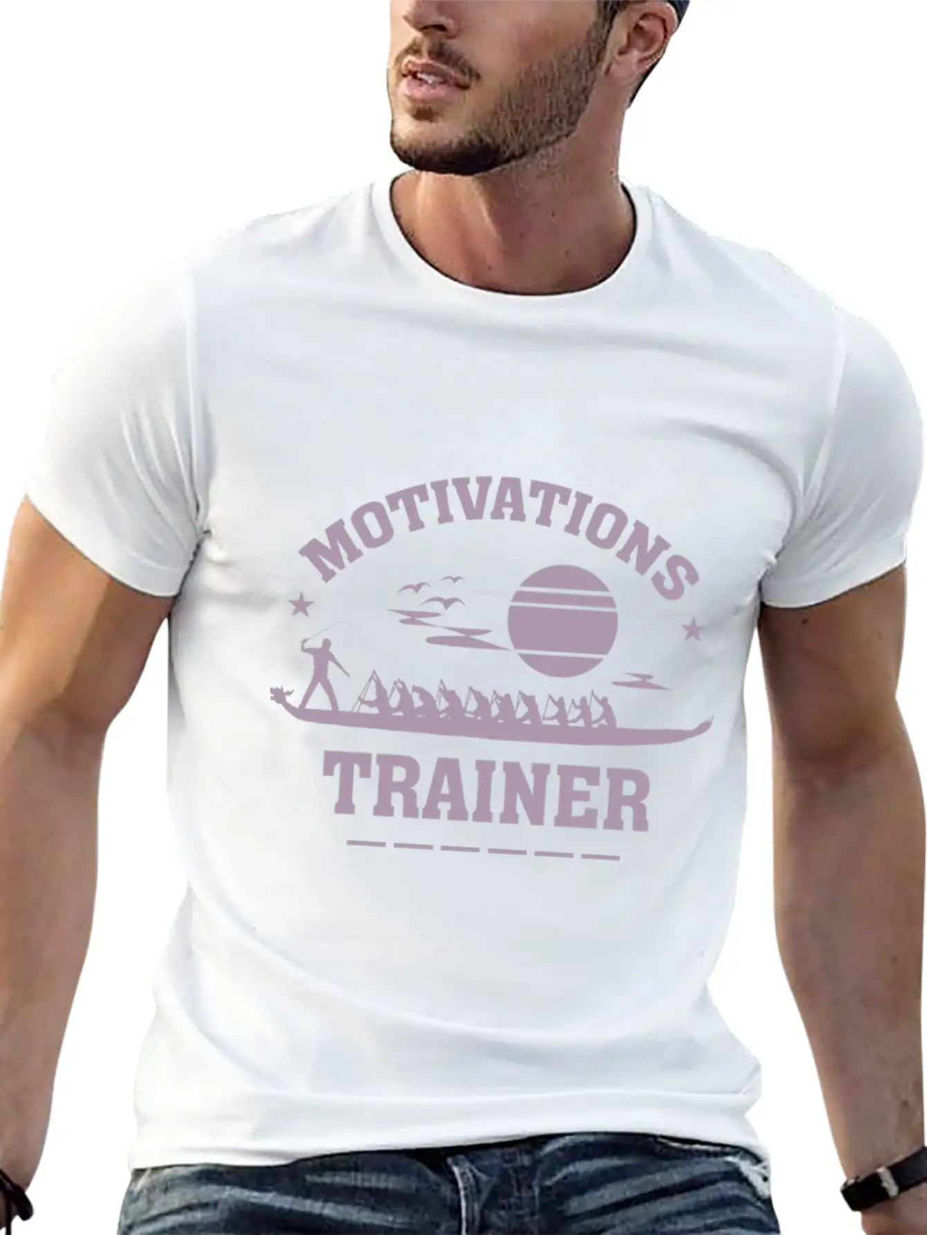 Motivational Speaker Viking Dragon Boat Classic Cotton Tee – Unisex Comfort For Any Season