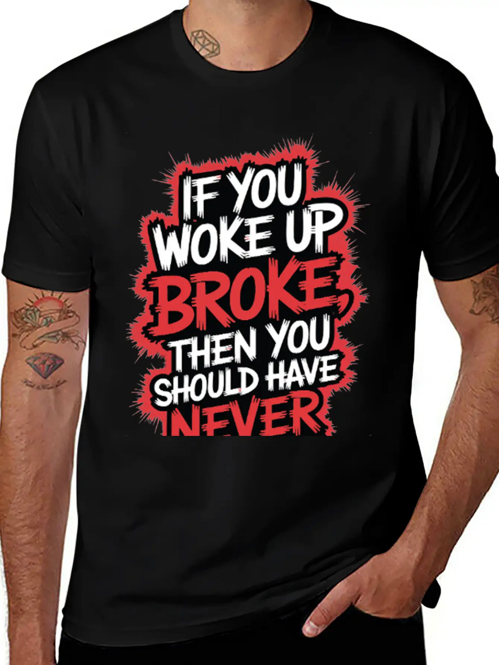 Motivational Typography Relaxed Everyday Tee – Lightweight And Durable Cotton