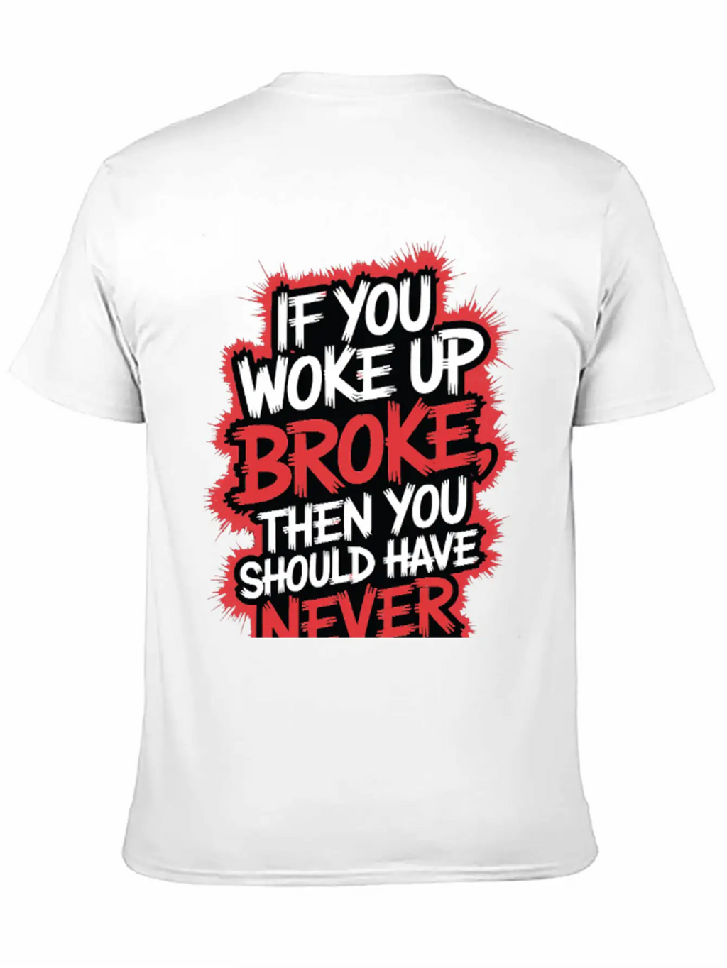 Motivational Typography Relaxed Everyday Tee – Lightweight And Durable Cotton