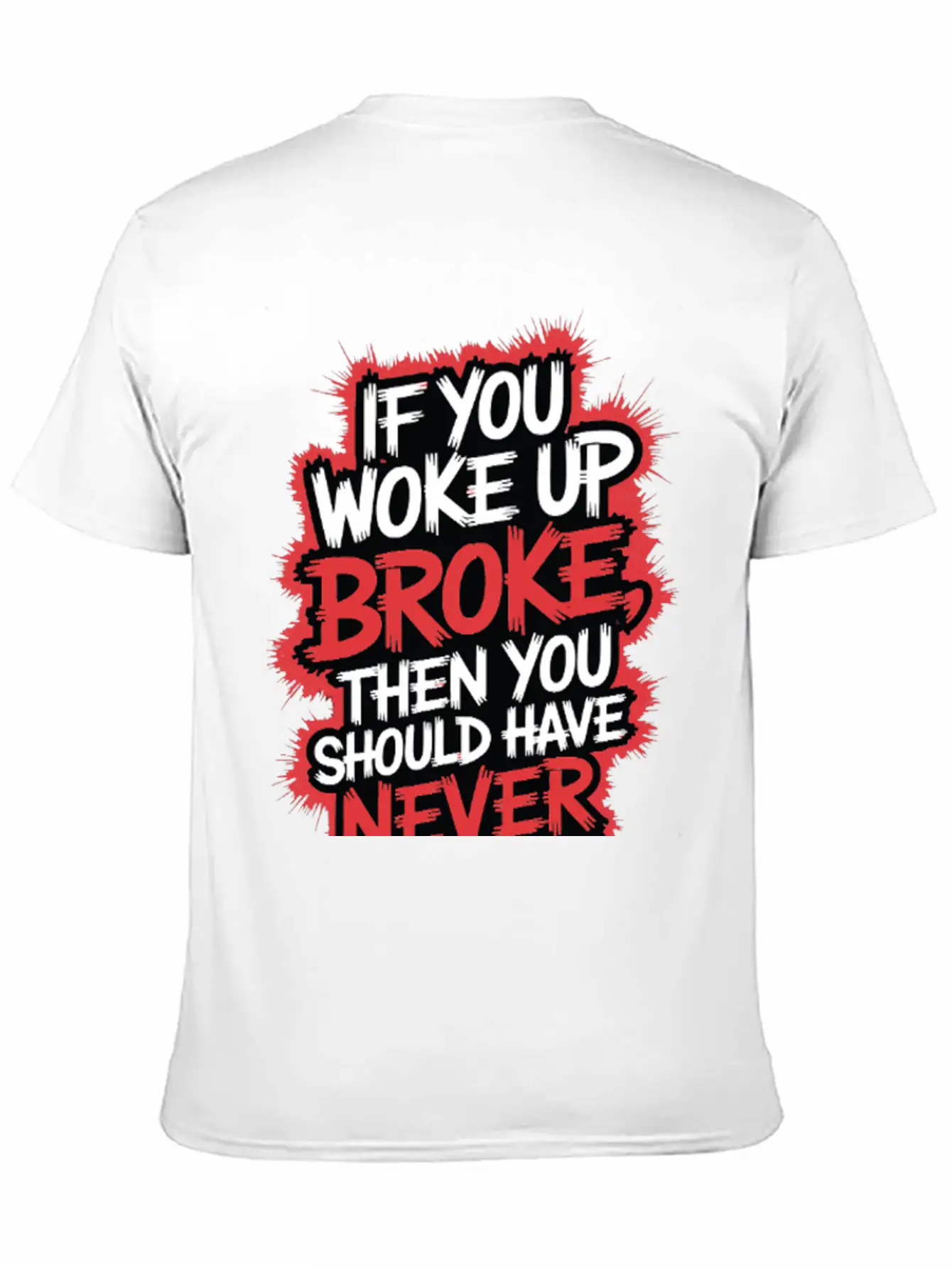 Motivational Typography Relaxed Everyday Tee – Lightweight And Durable Cotton