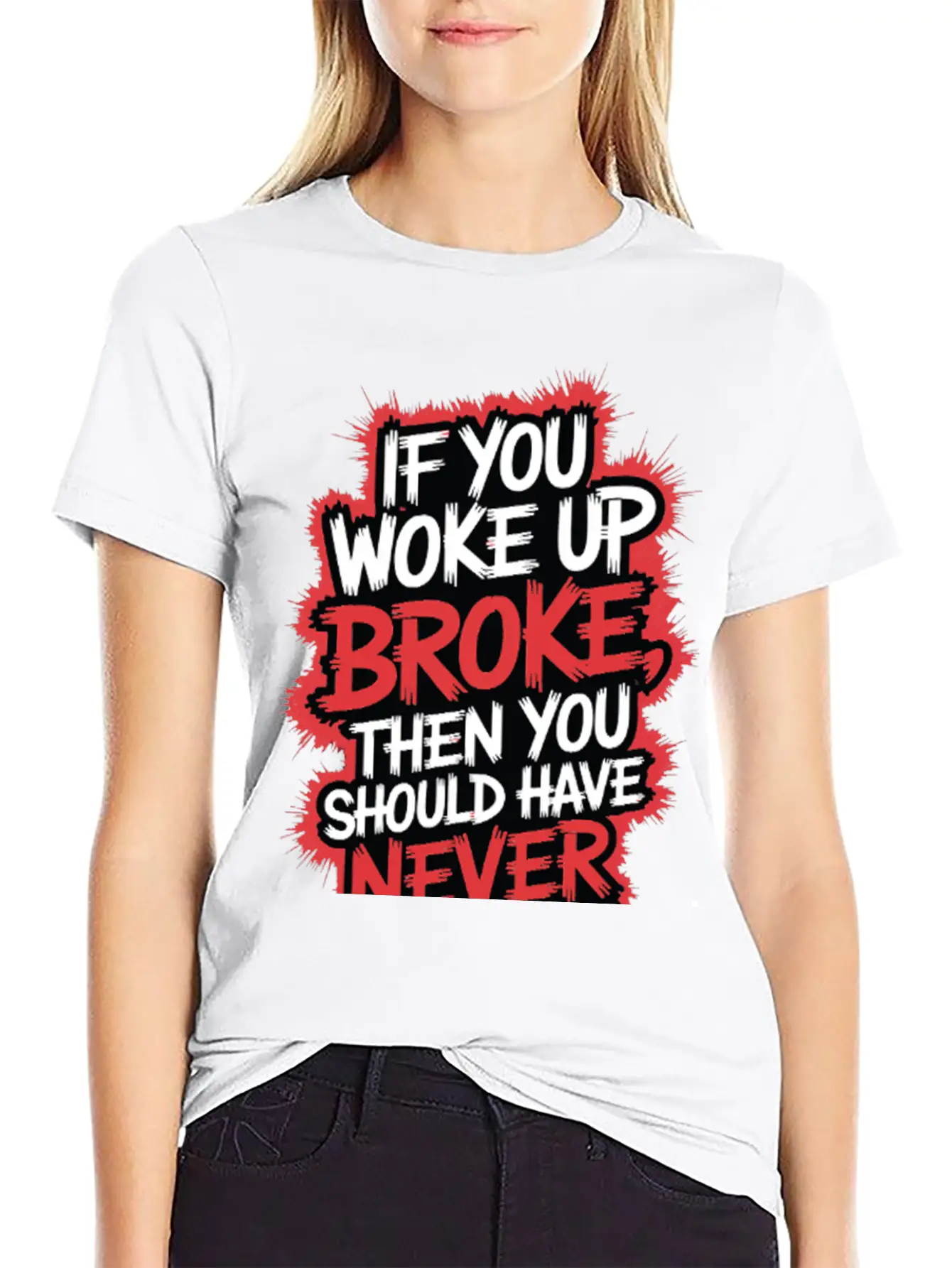Motivational Typography Relaxed Everyday Tee – Lightweight And Durable Cotton