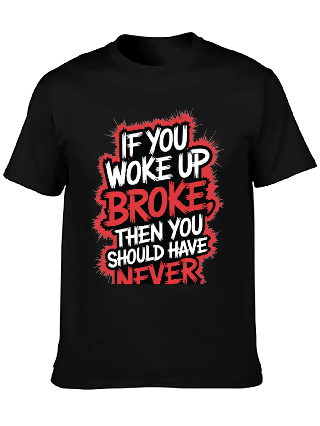 Motivational Typography Relaxed Everyday Tee – Lightweight And Durable Cotton