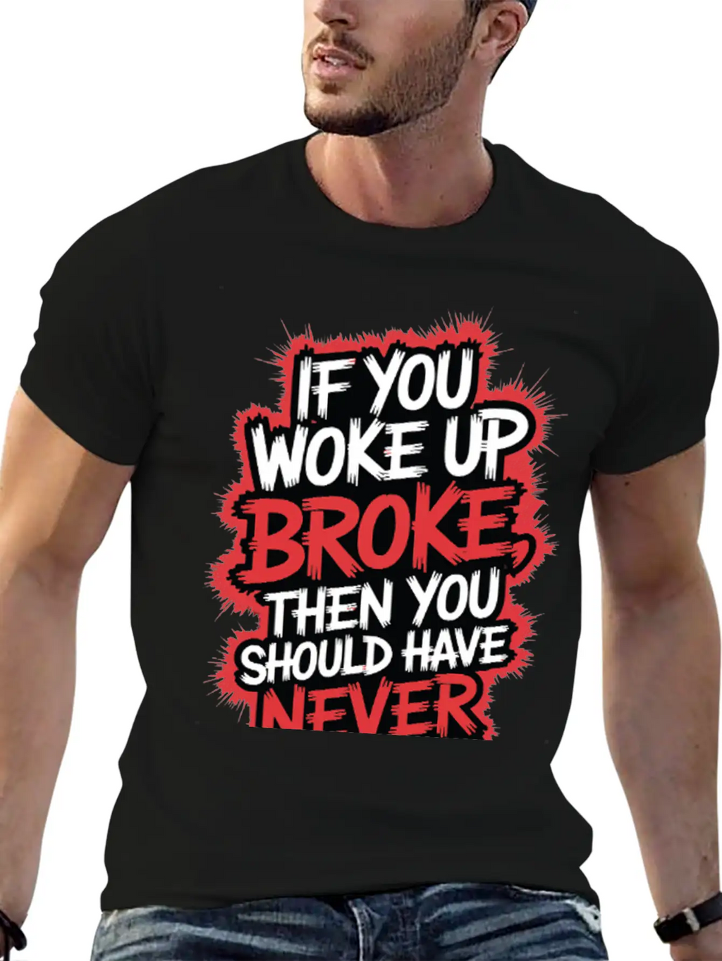 Motivational Typography Relaxed Everyday Tee – Lightweight And Durable Cotton