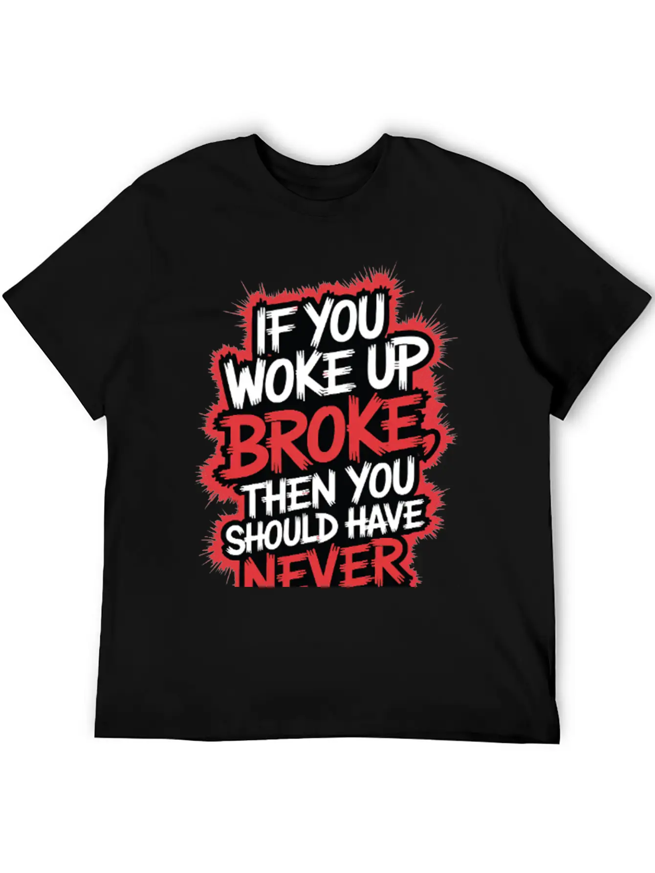 Motivational Typography Relaxed Everyday Tee – Lightweight And Durable Cotton