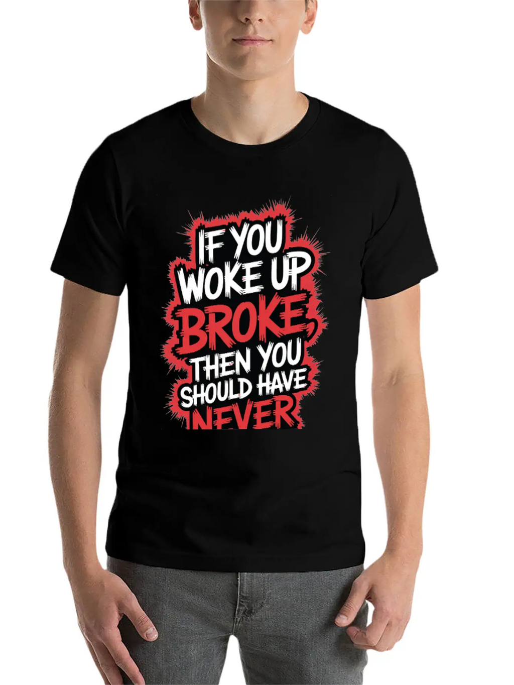 Motivational Typography Relaxed Everyday Tee – Lightweight And Durable Cotton