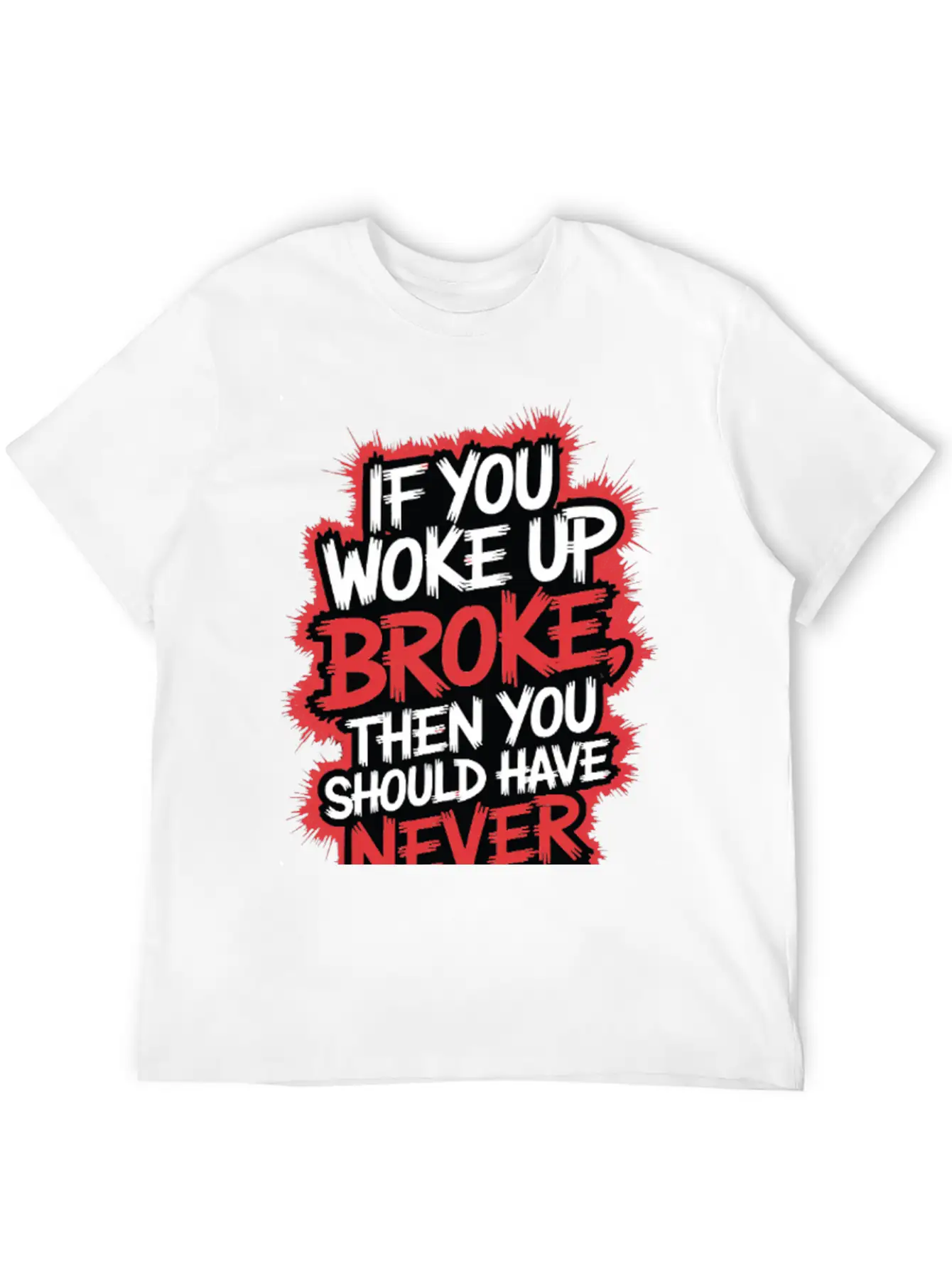 Motivational Typography Relaxed Everyday Tee – Lightweight And Durable Cotton