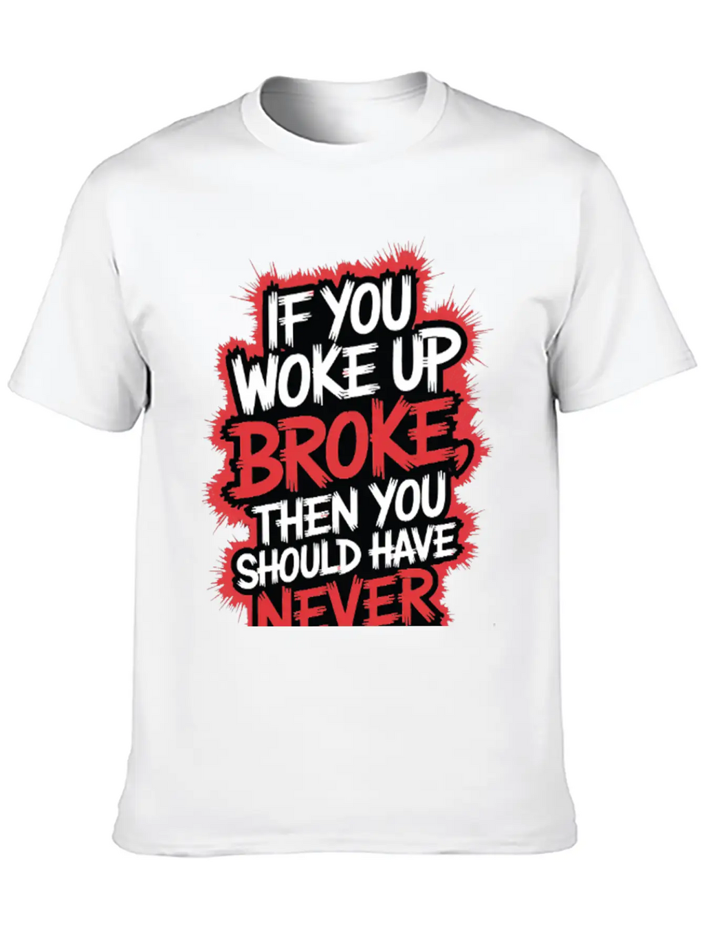 Motivational Typography Relaxed Everyday Tee – Lightweight And Durable Cotton