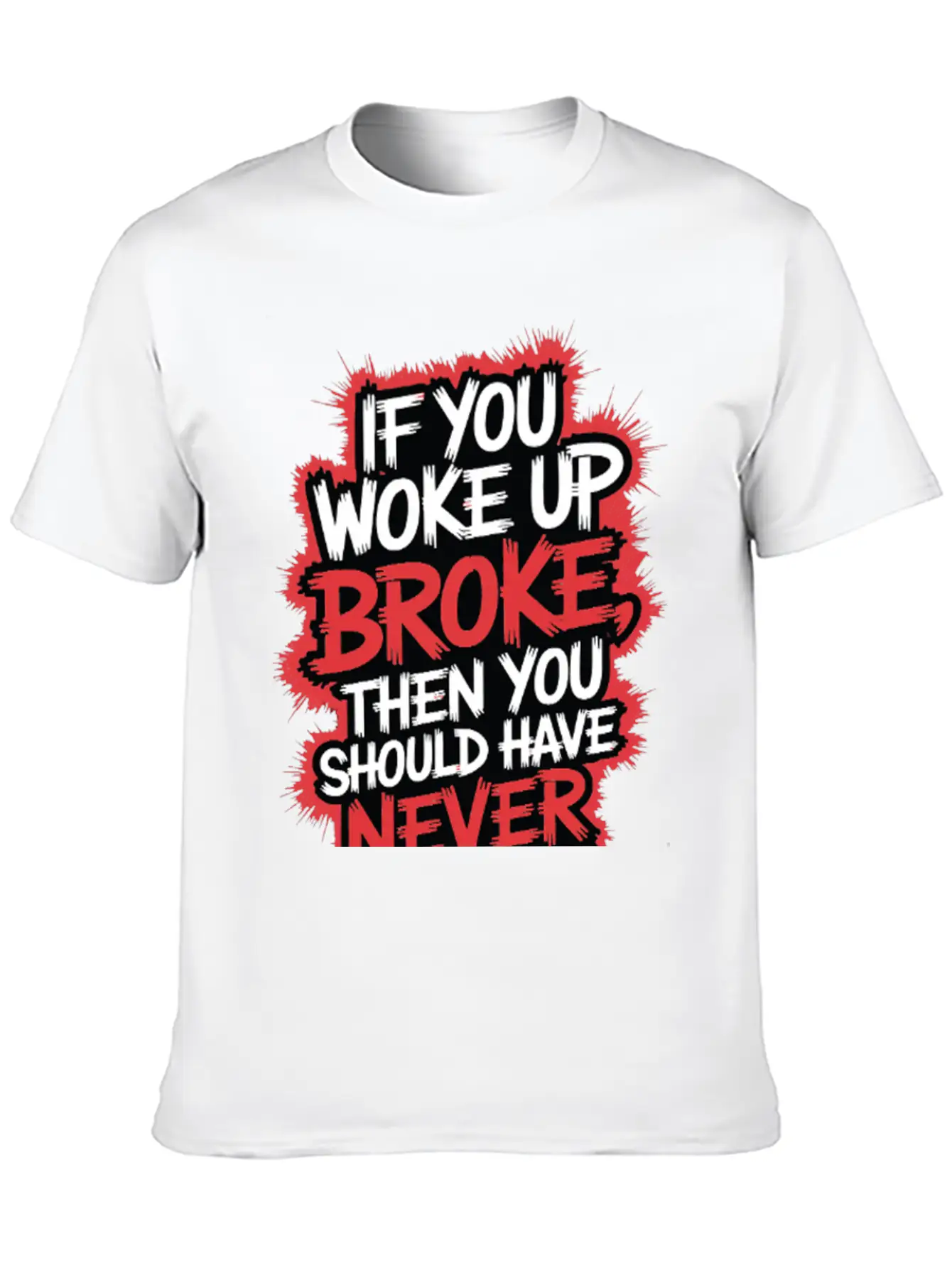 Motivational Typography Relaxed Everyday Tee – Lightweight And Durable Cotton