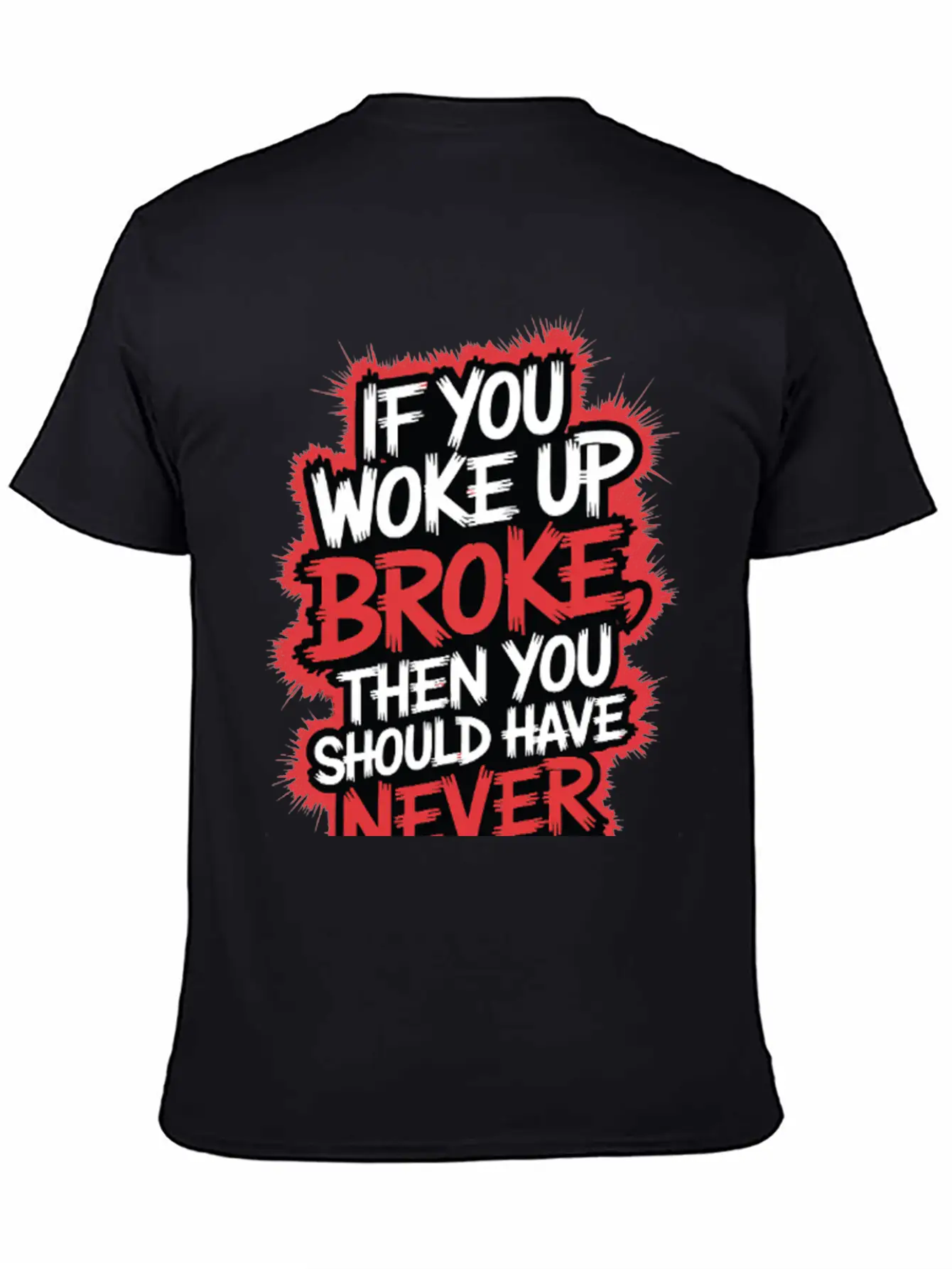 Motivational Typography Relaxed Everyday Tee – Lightweight And Durable Cotton