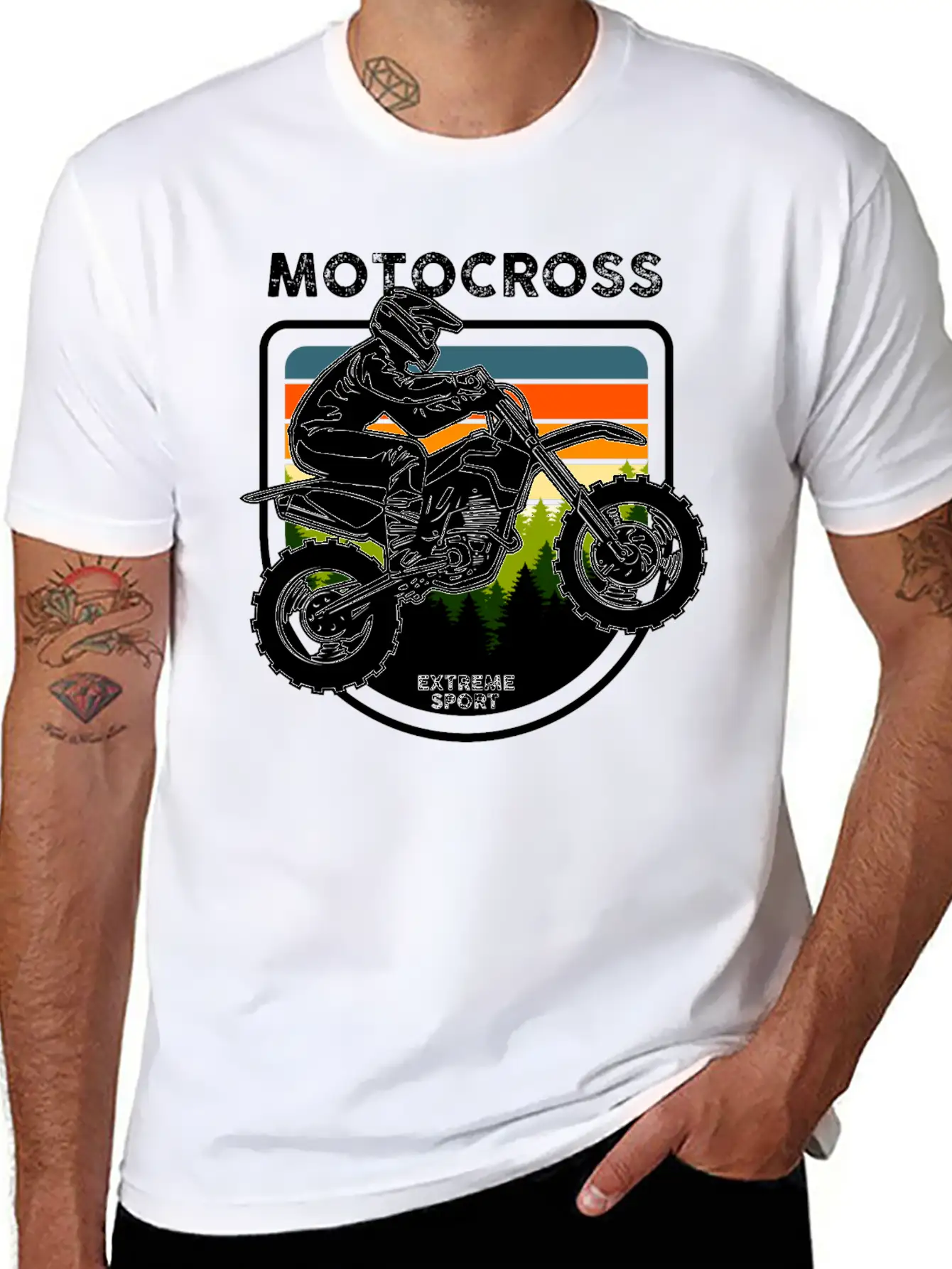 Motocross Extreme Speed Essential Cotton Tee For Daily Outfits – Unisex Style