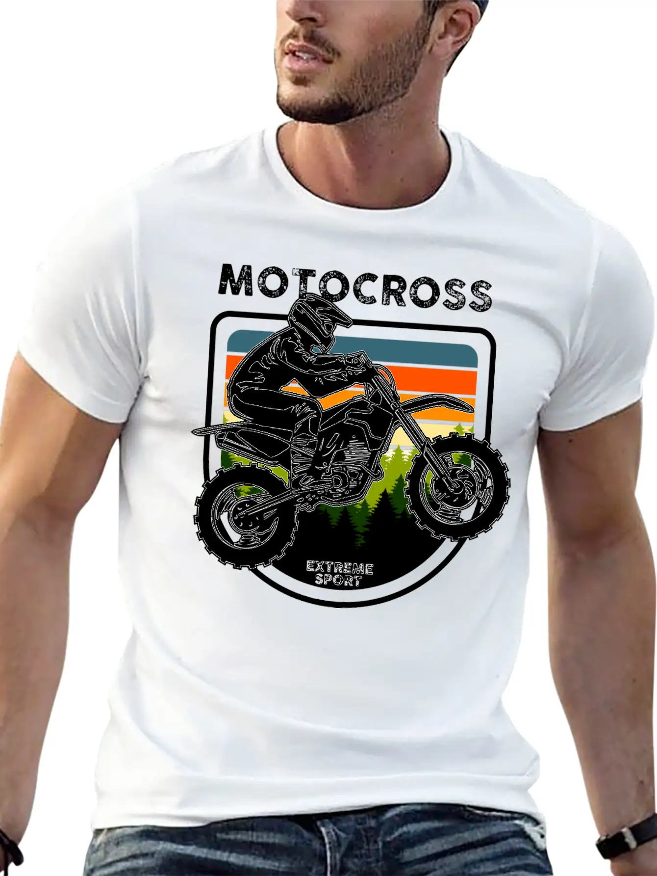Motocross Extreme Speed Essential Cotton Tee For Daily Outfits – Unisex Style