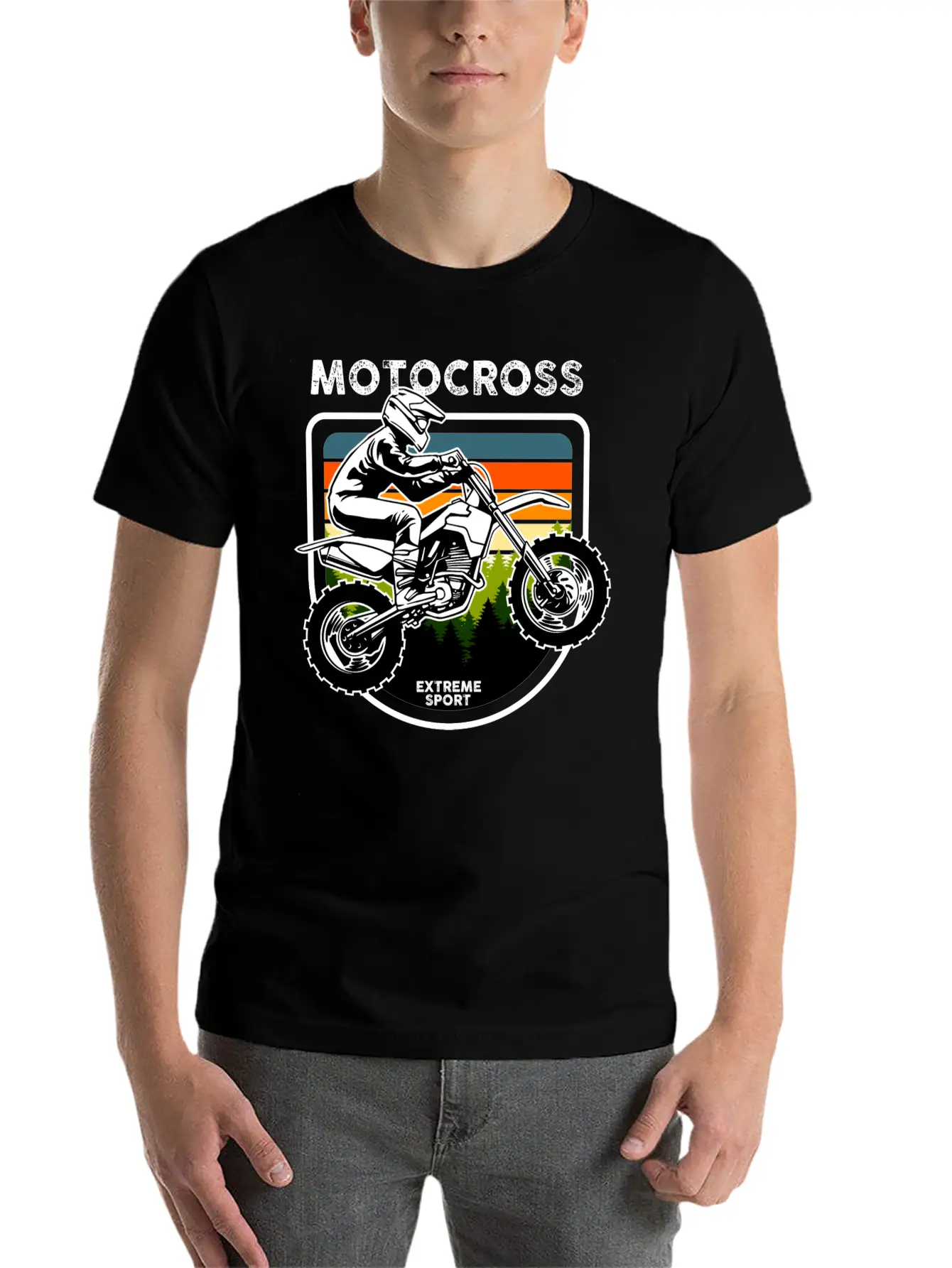 Motocross Extreme Speed Essential Cotton Tee For Daily Outfits – Unisex Style