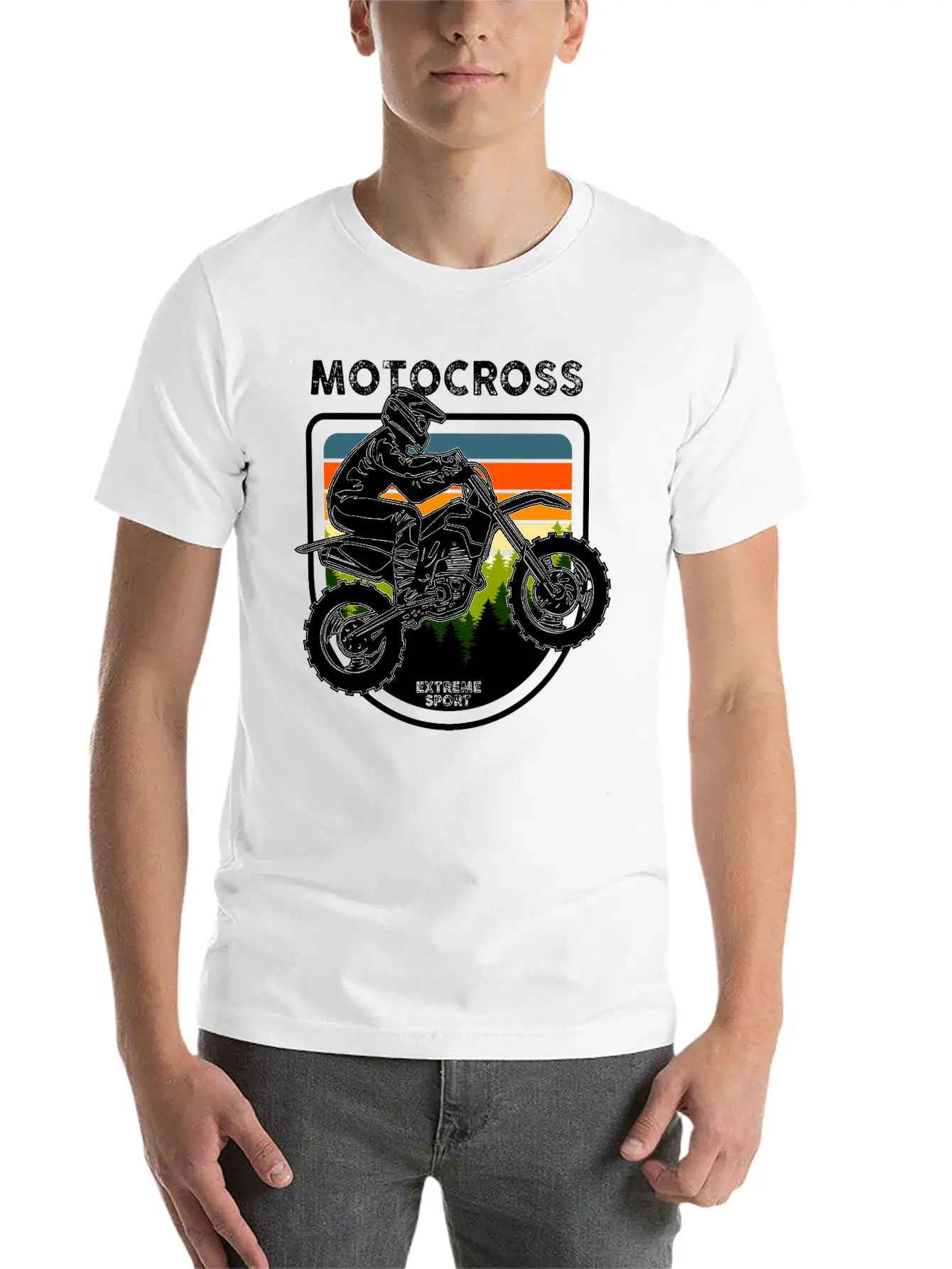 Motocross Extreme Speed Essential Cotton Tee For Daily Outfits – Unisex Style