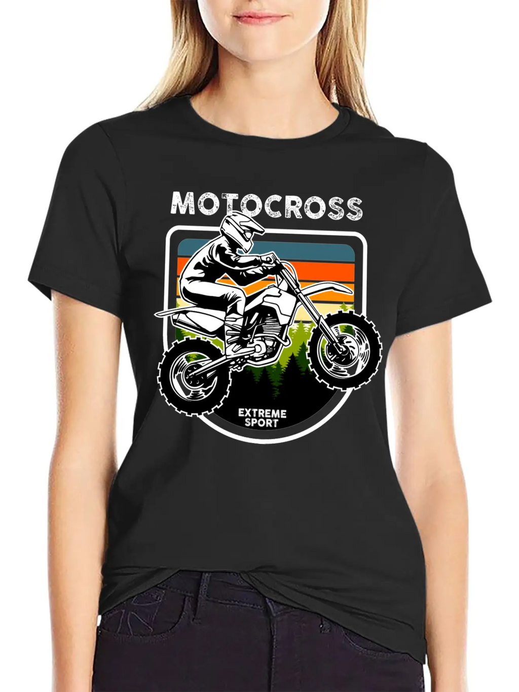 Motocross Extreme Speed Essential Cotton Tee For Daily Outfits – Unisex Style