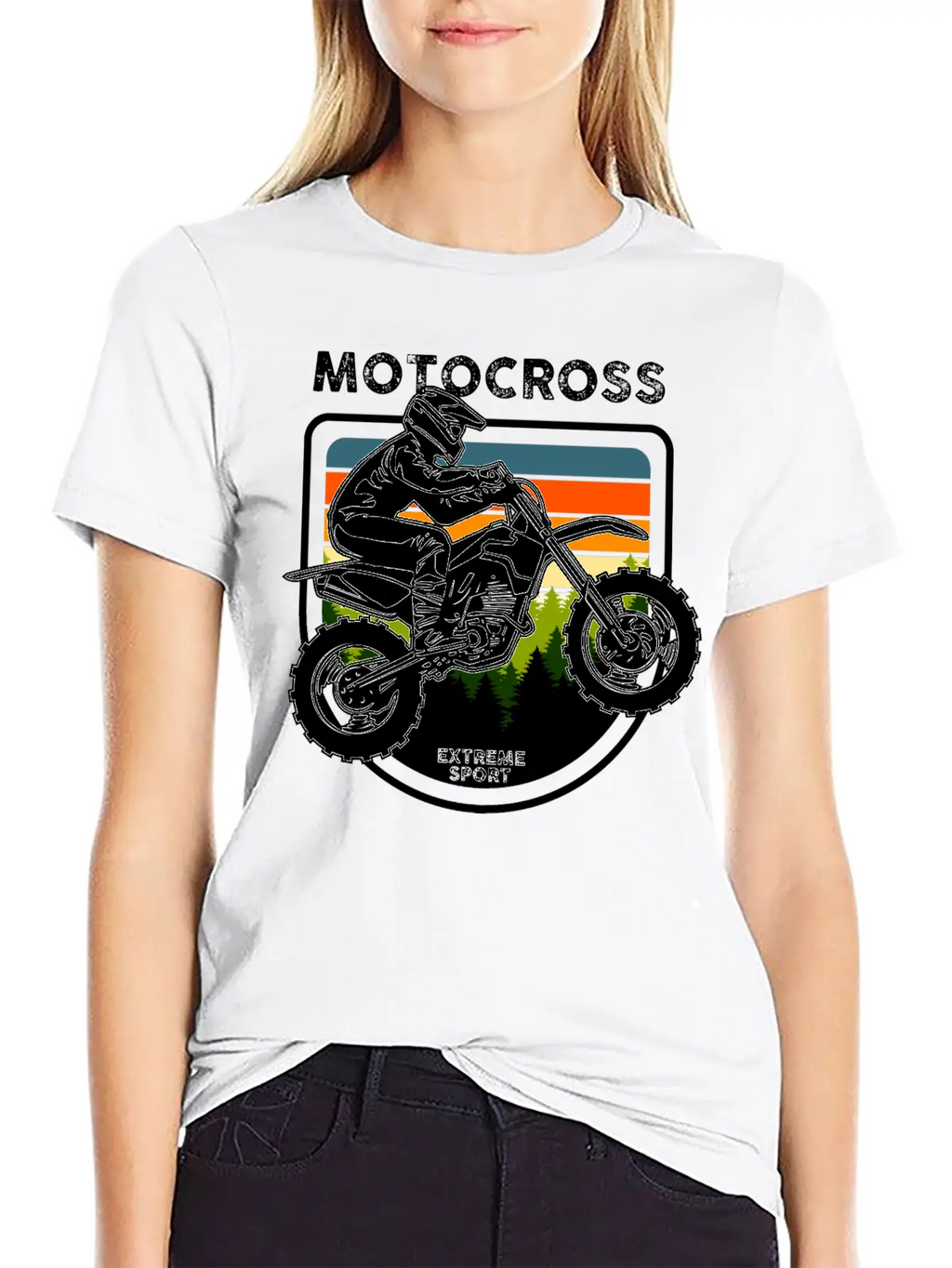 Motocross Extreme Speed Essential Cotton Tee For Daily Outfits – Unisex Style