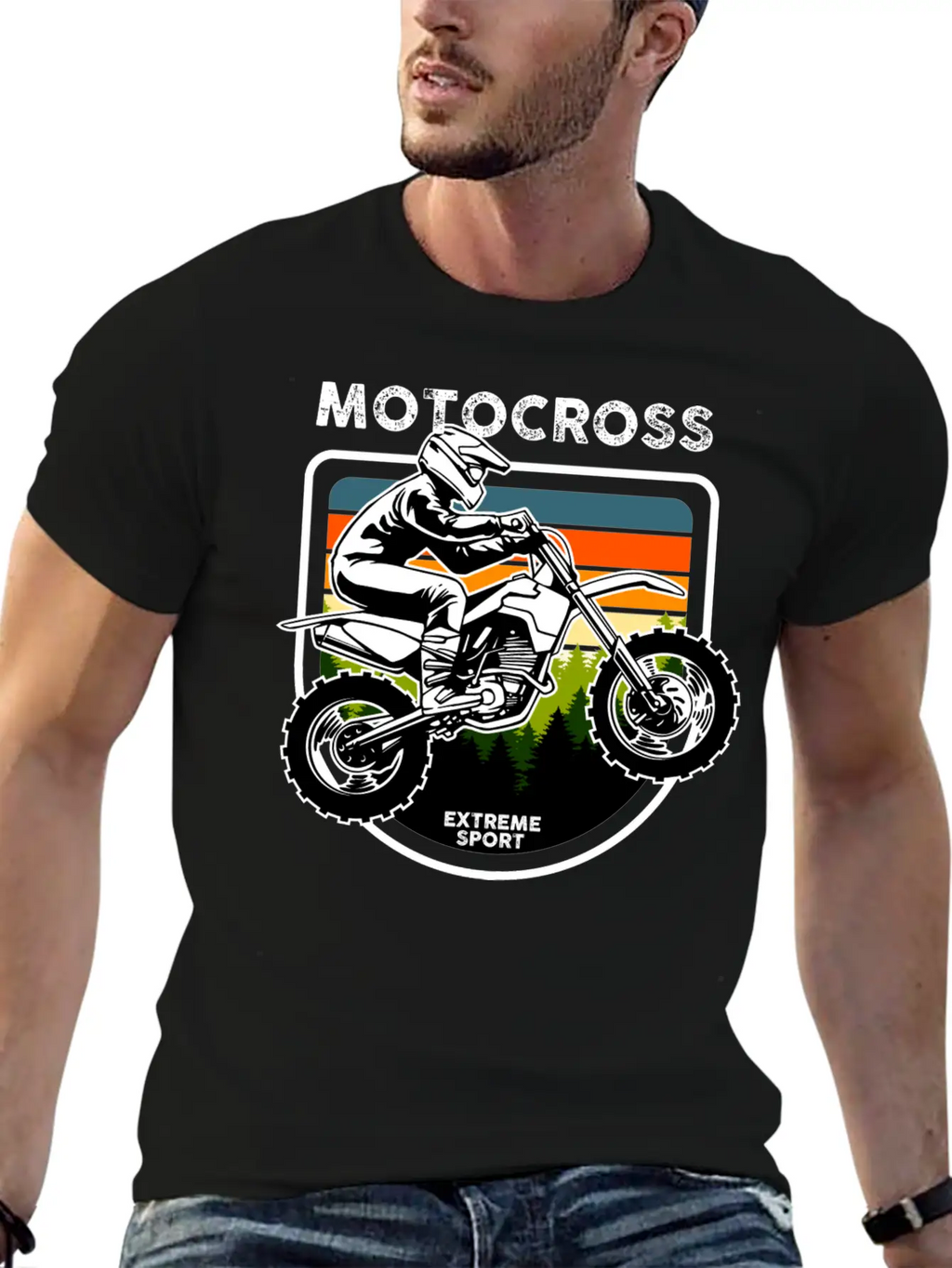 Motocross Extreme Speed Essential Cotton Tee For Daily Outfits – Unisex Style