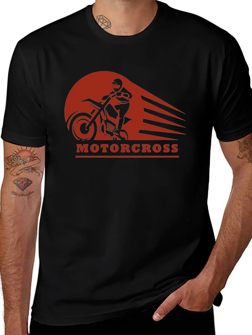 Motor Cross Style Stylish Everyday T-Shirt – Unisex Basic Cotton Tee