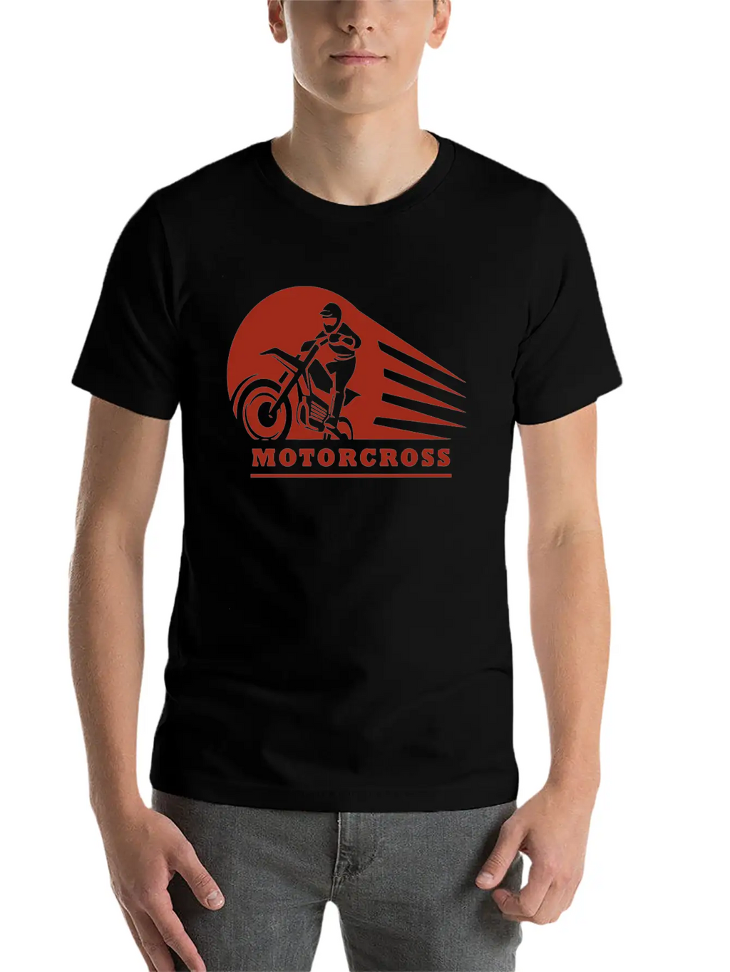 Motor Cross Style Stylish Everyday T-Shirt – Unisex Basic Cotton Tee